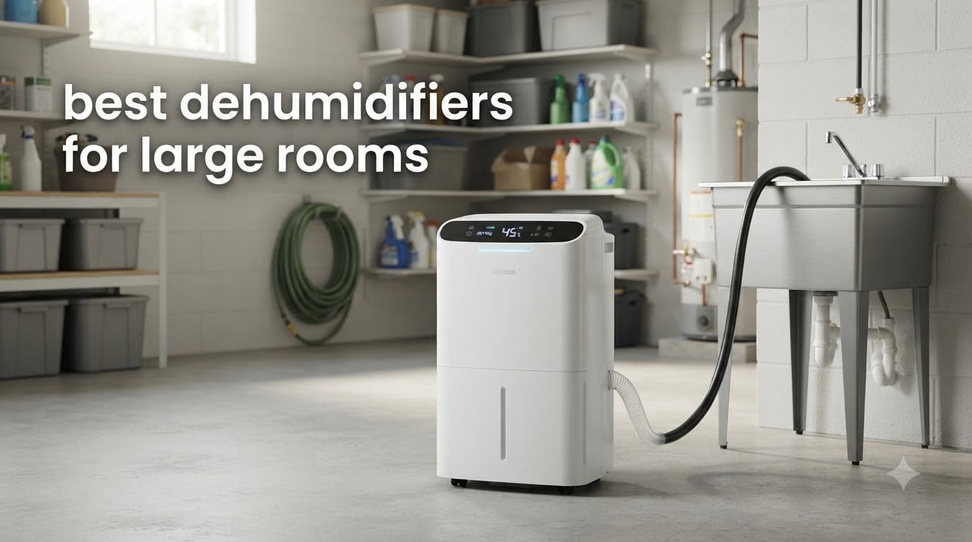 best dehumidifiers for large rooms