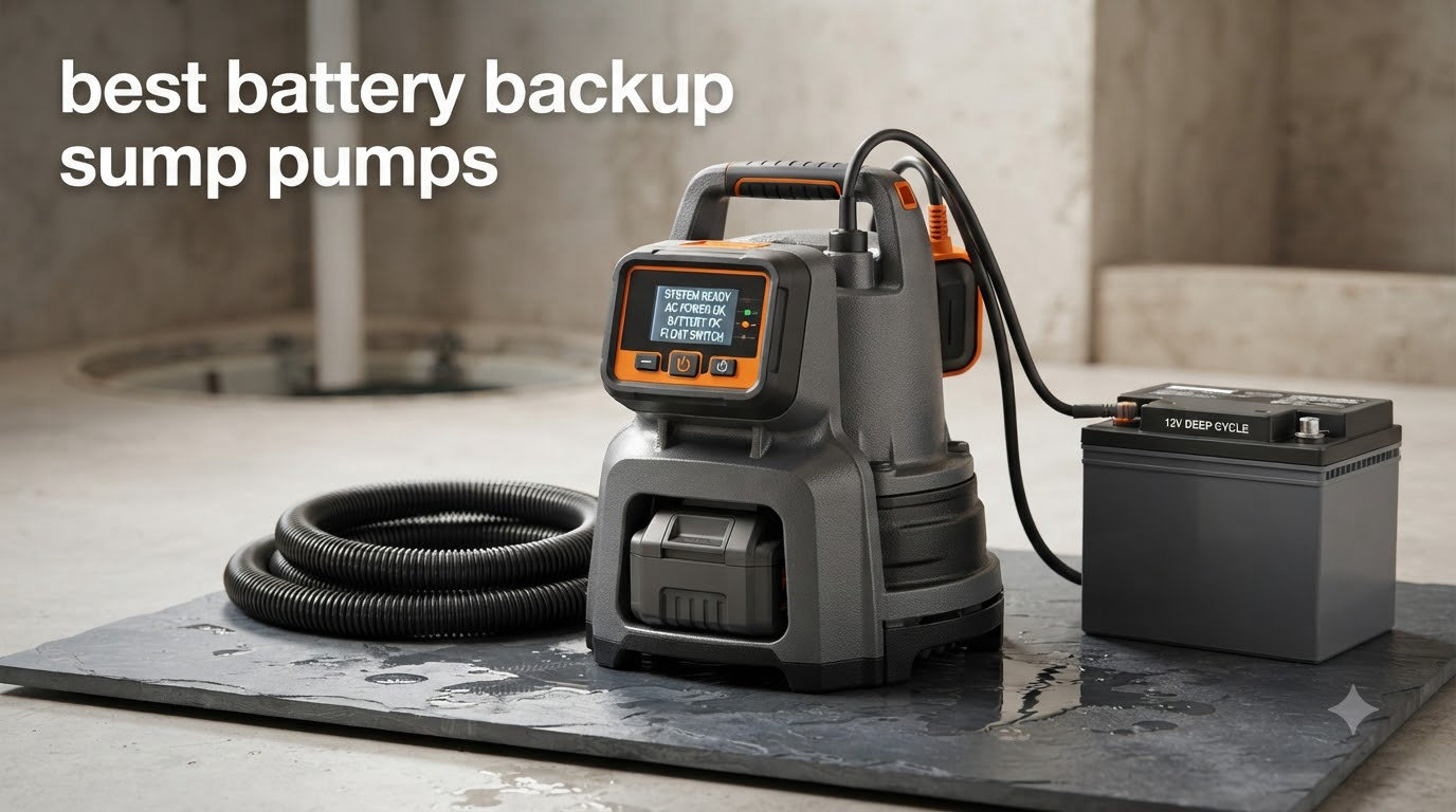 best battery backup sump pumps