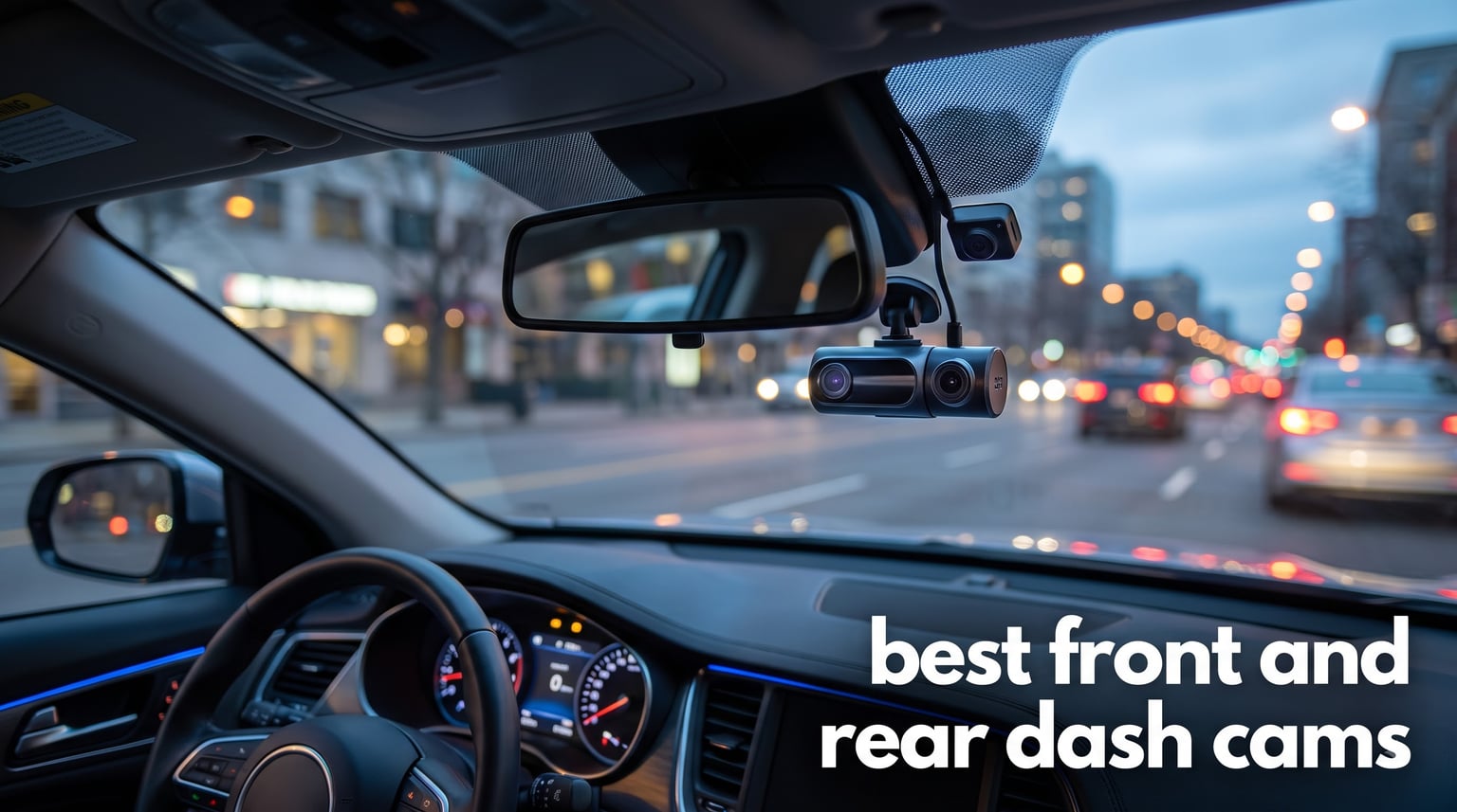 best front and rear dash cams