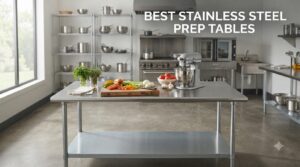 best stainless steel prep tables