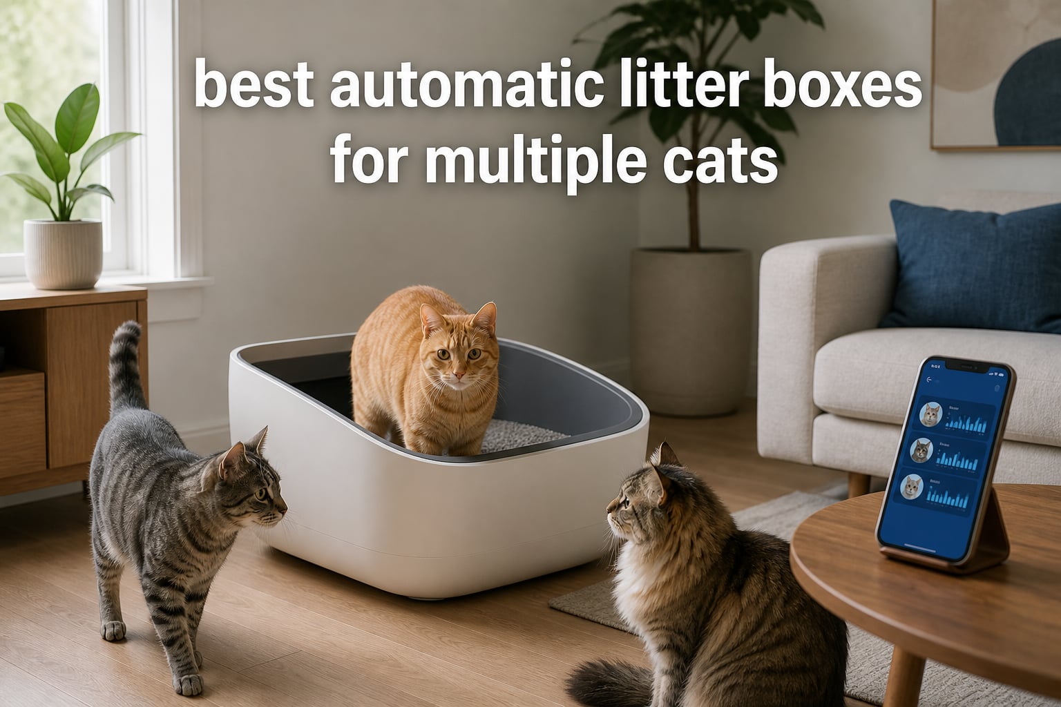 best automatic litter boxes for multiple cats
