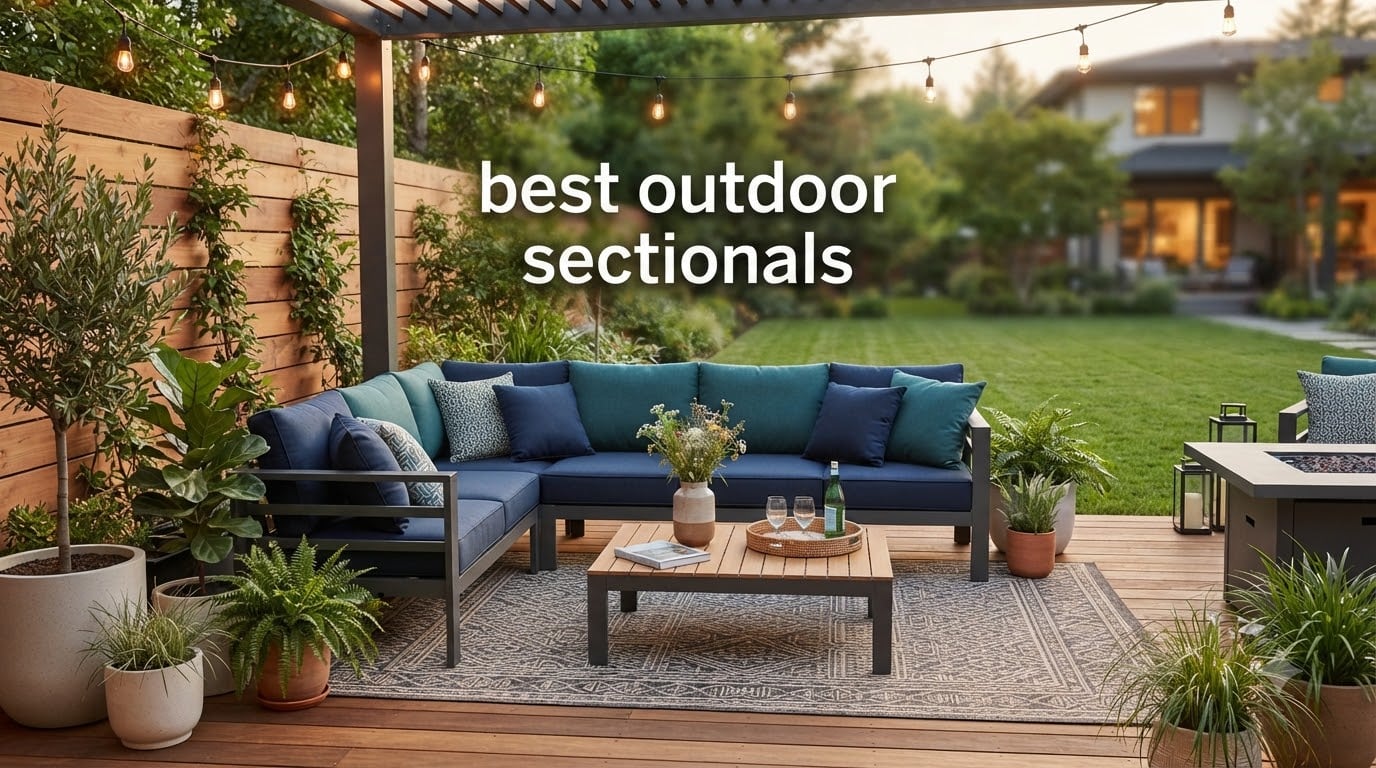 best outdoor sectionals