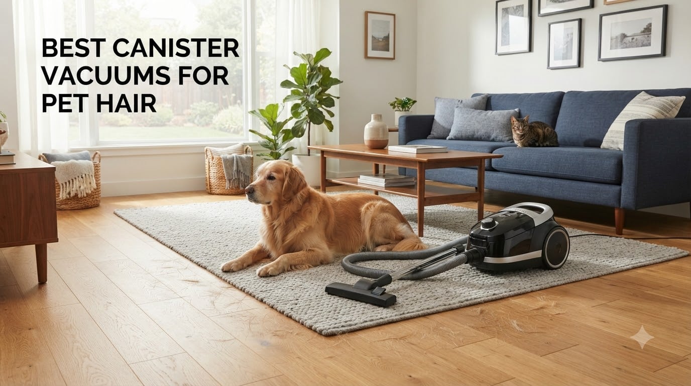 best canister vacuums for pet hair