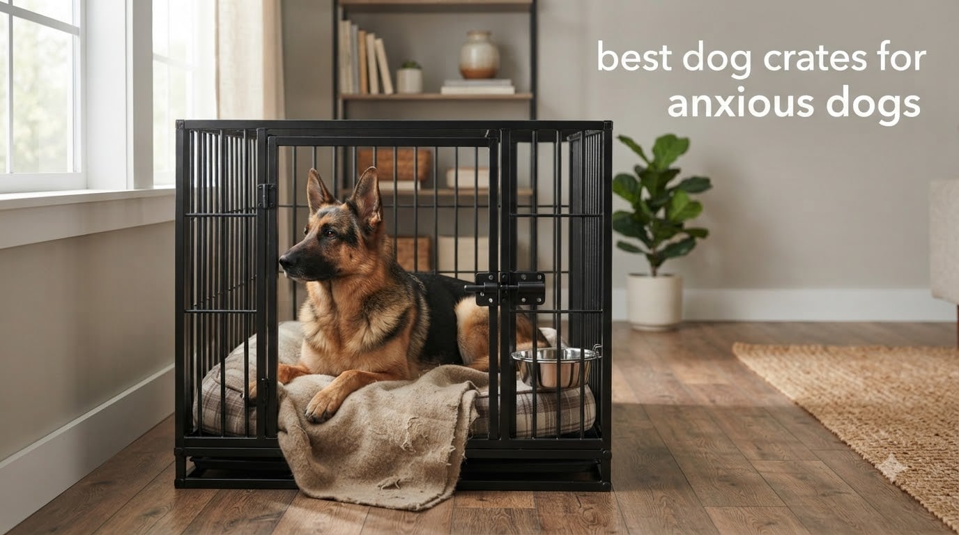 best dog crates for anxious dogs