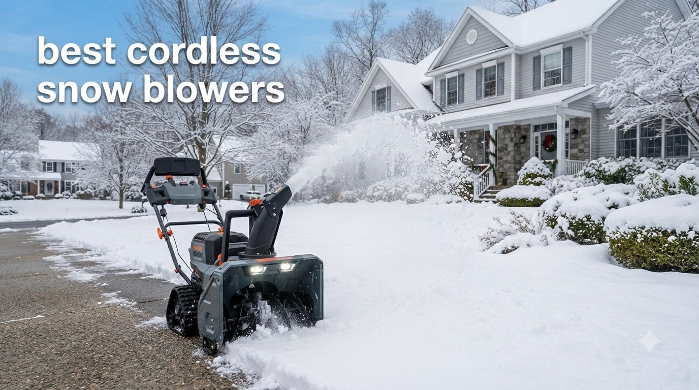 best cordless snow blowers