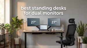 best standing desks for dual monitors