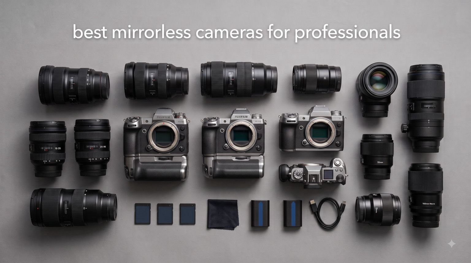 best mirrorless cameras for professionals