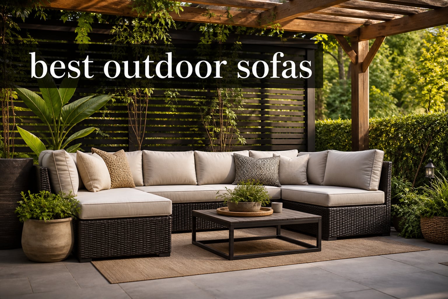 best outdoor sofas
