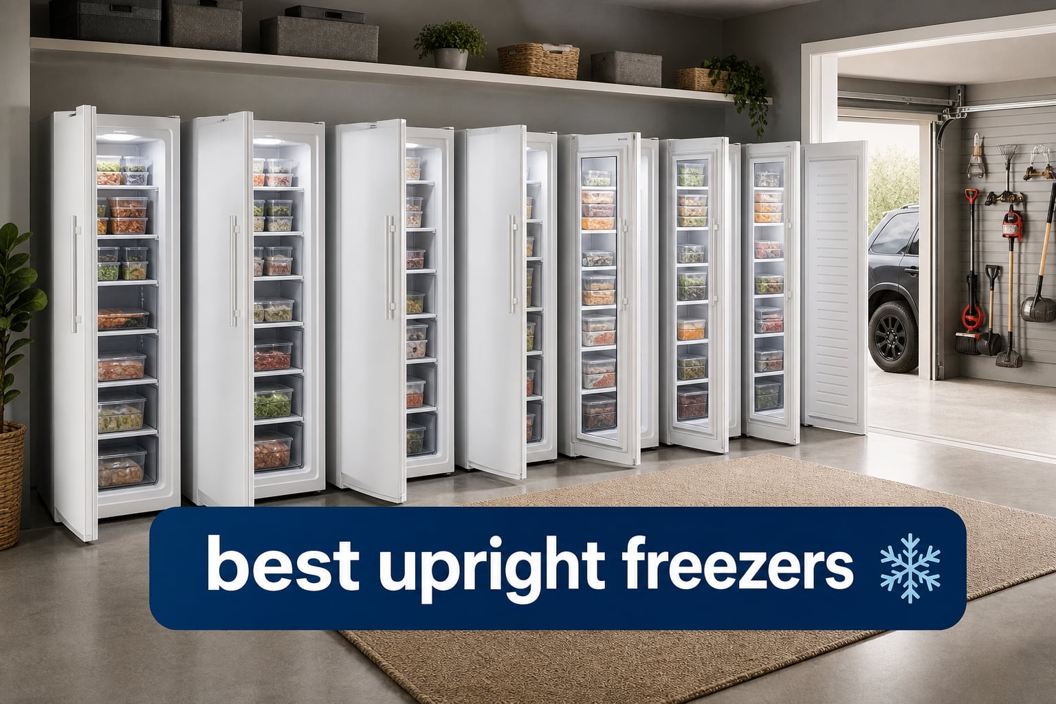 best upright freezers