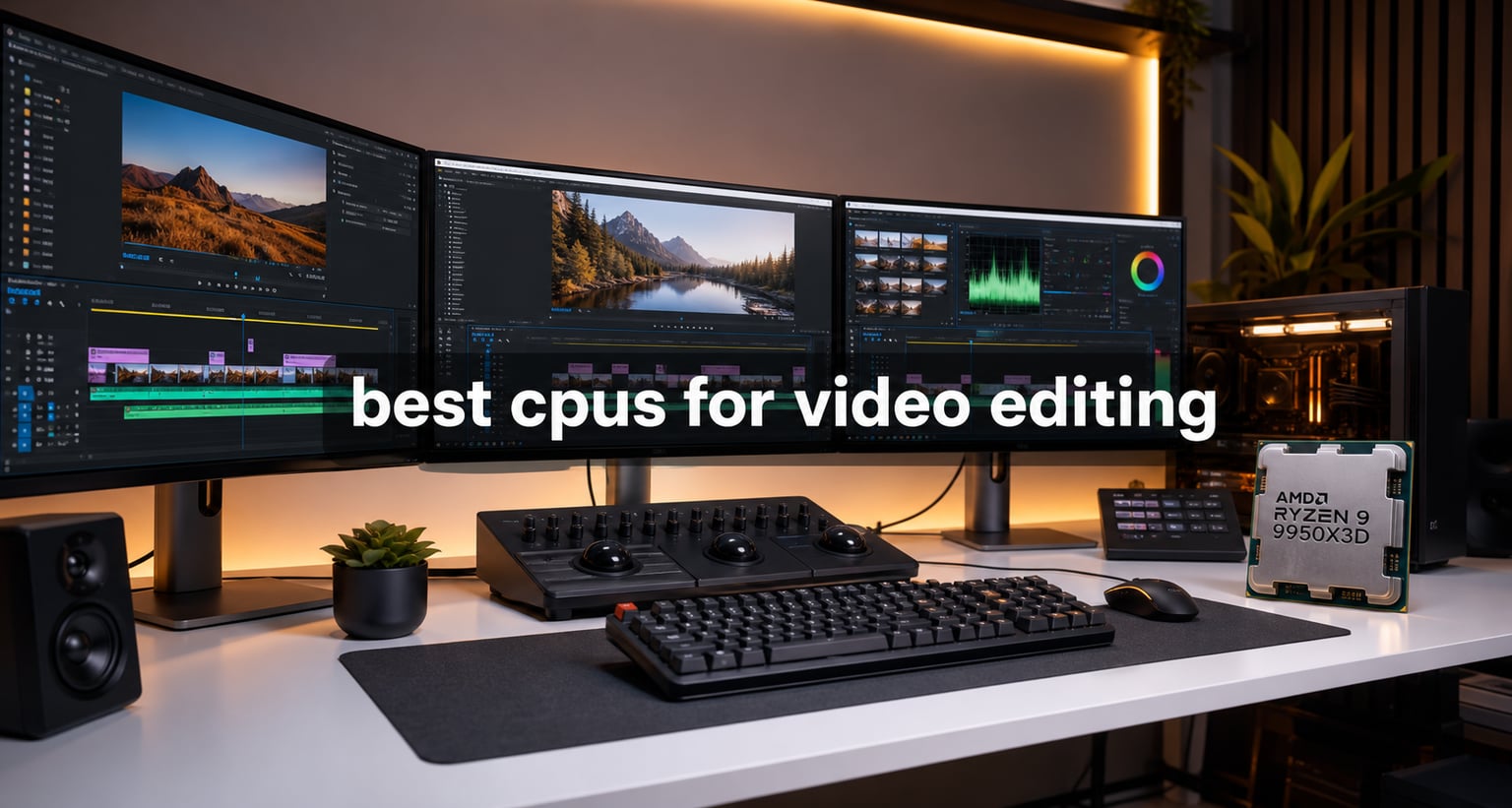 best cpus for video editing