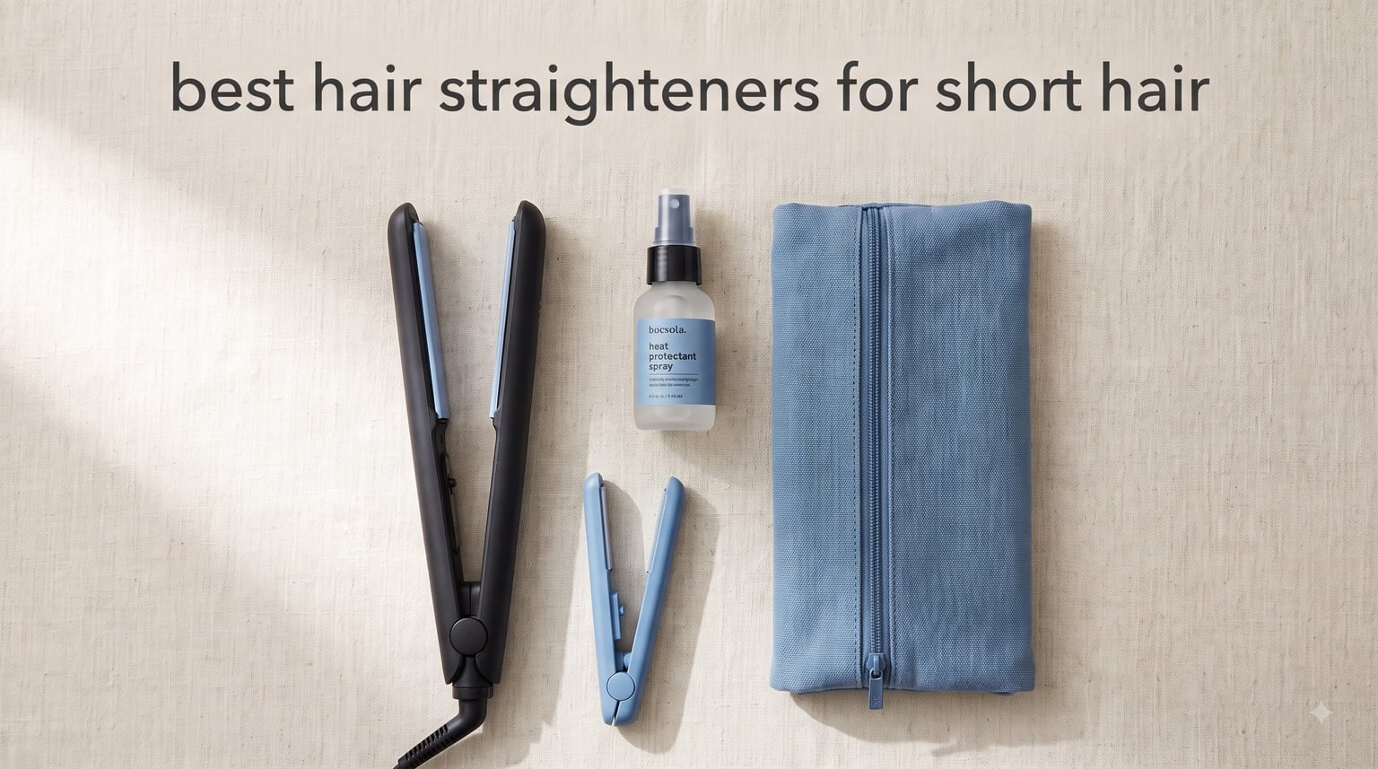 best hair straighteners for short hair