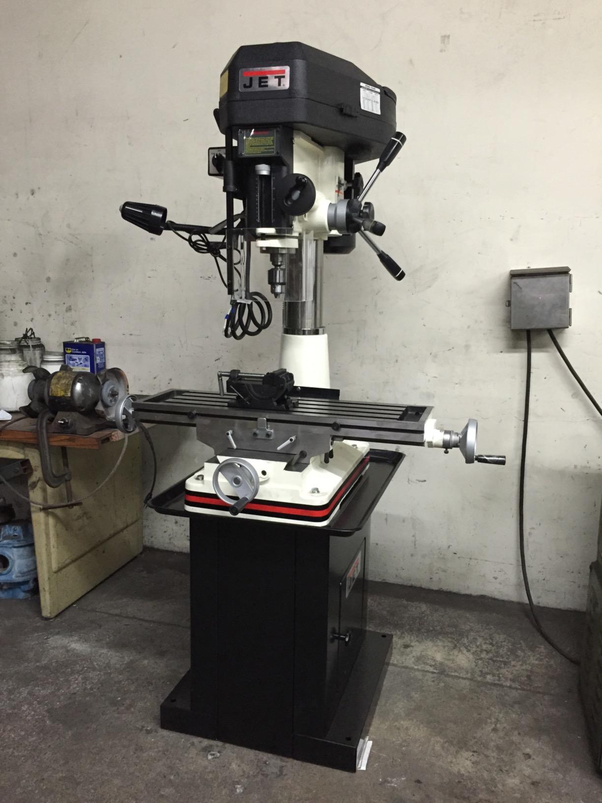 JET 18-Inch Mill Drill Machine, 2 HP, 115/230V, Cast-Iron Column customer photo 2