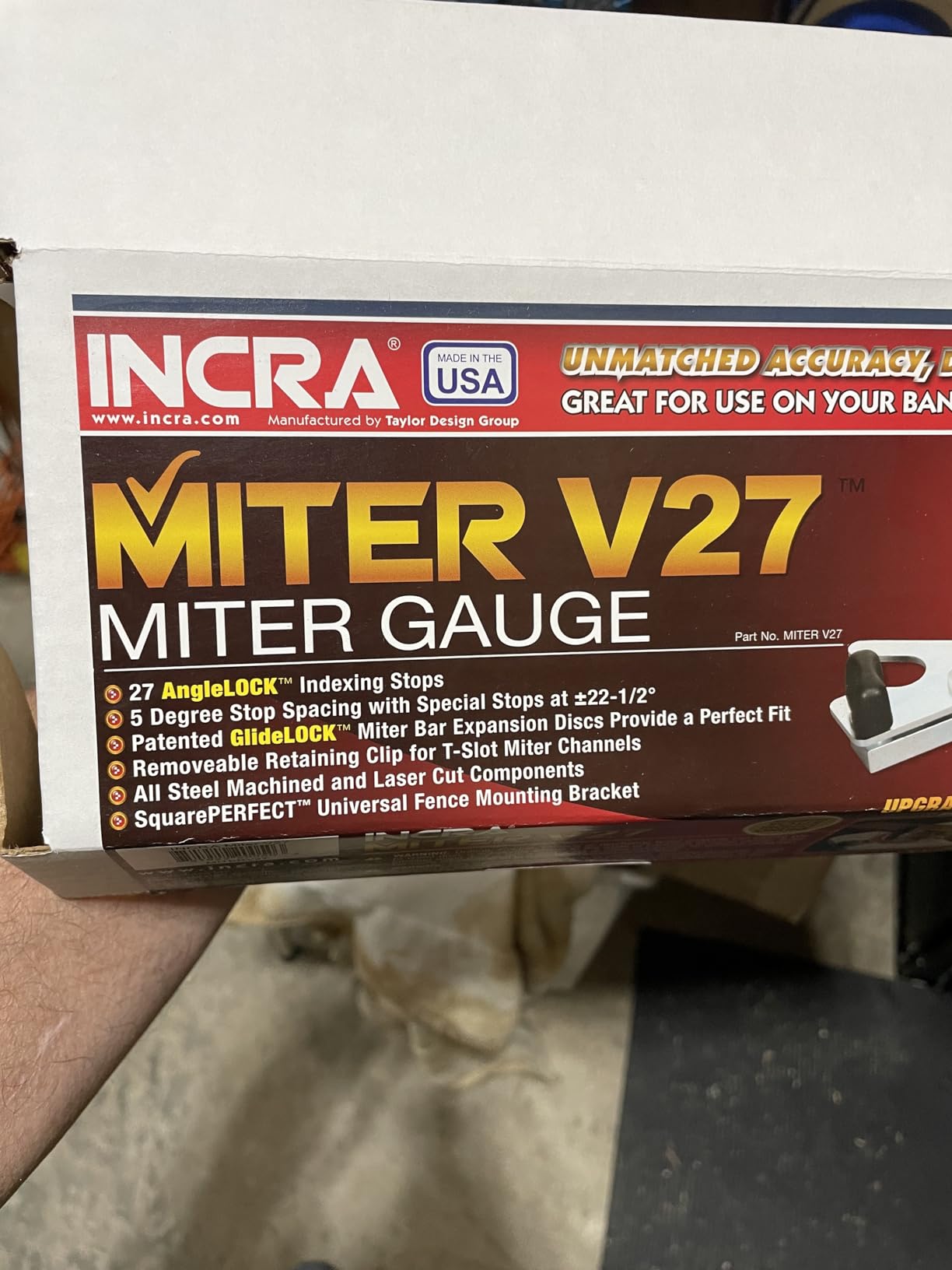 INCRA MITERV27 Miter V27 Miter Gauge customer photo 1