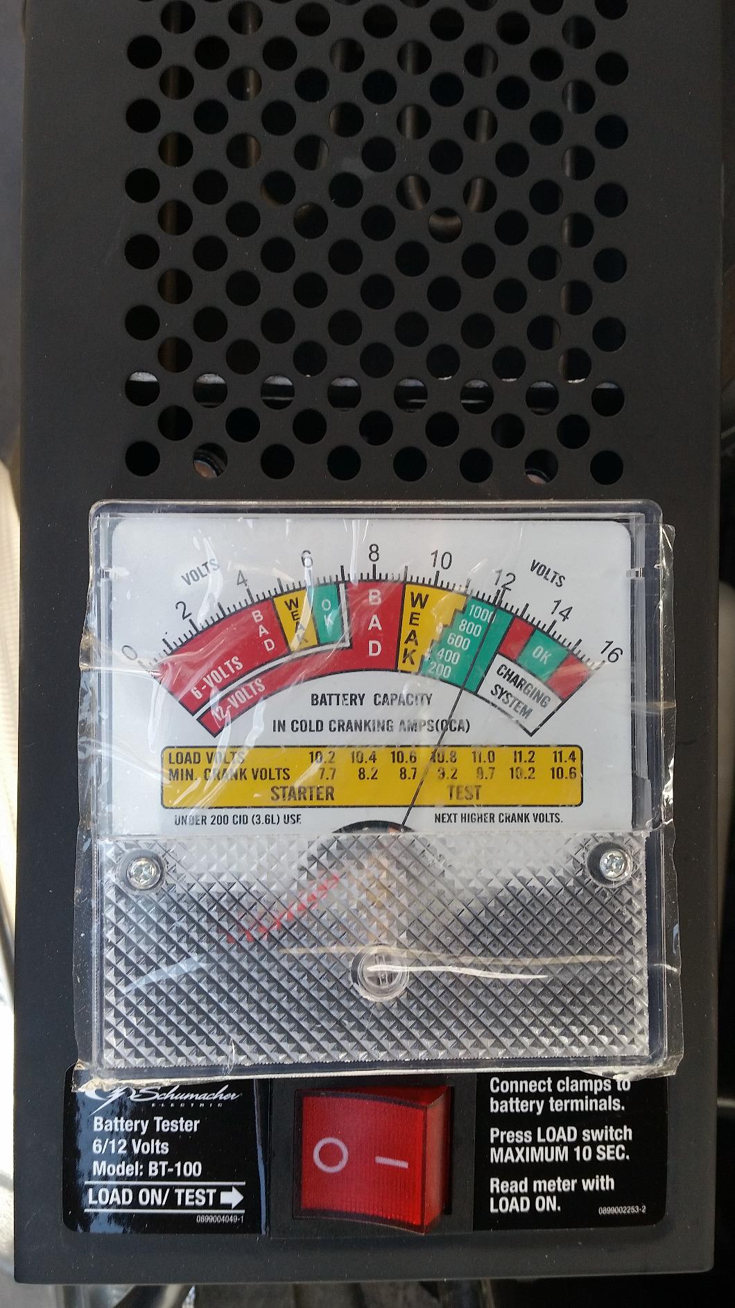 Schumacher Electric Battery Load Tester, 6V/12V – BT-100 customer photo 2