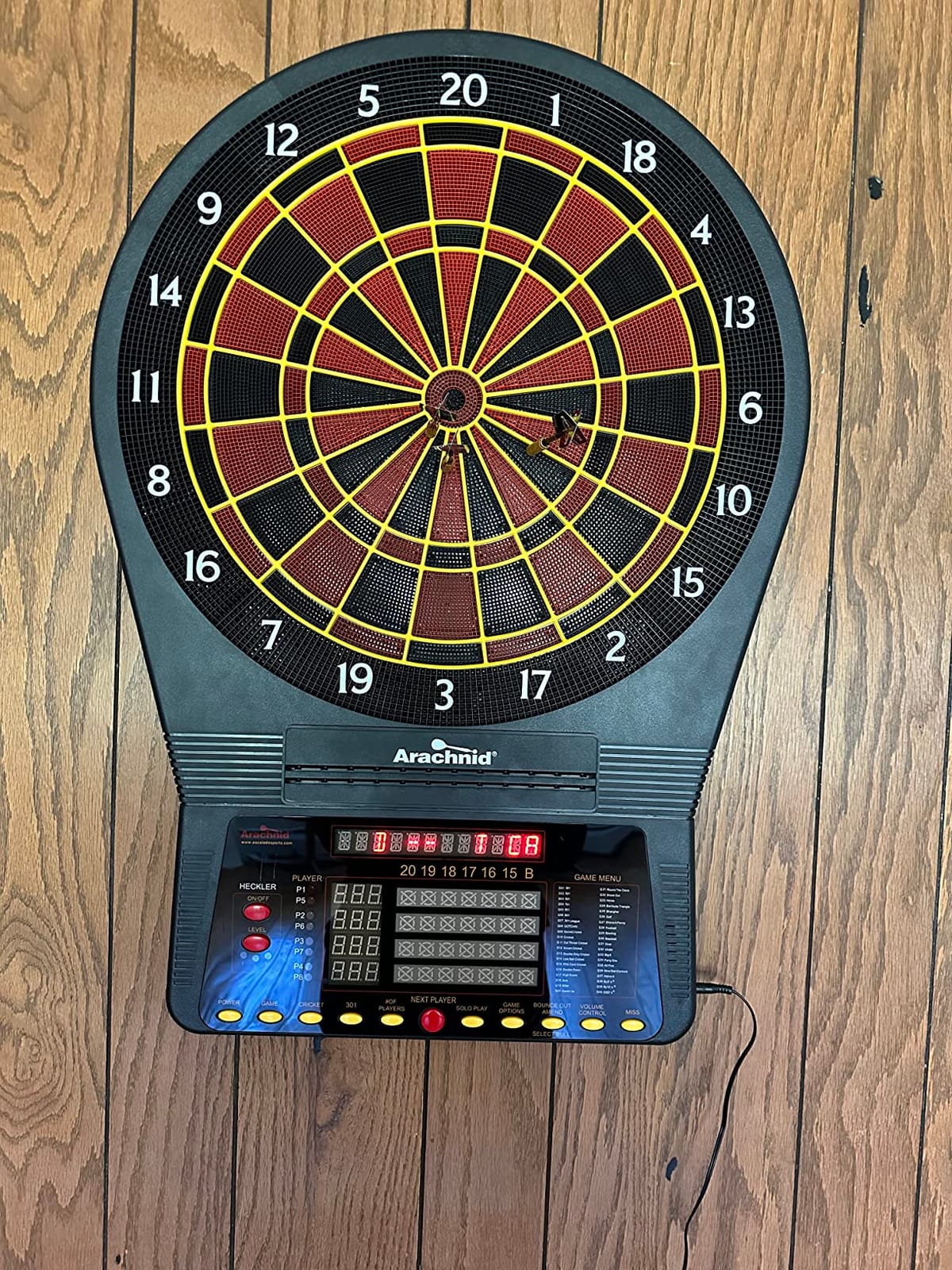 Arachnid Cricket Pro Tournament-Quality Electronic Dartboard up to 40 Games and 315 Variations (Including Popular Cricket Modes) customer photo 1