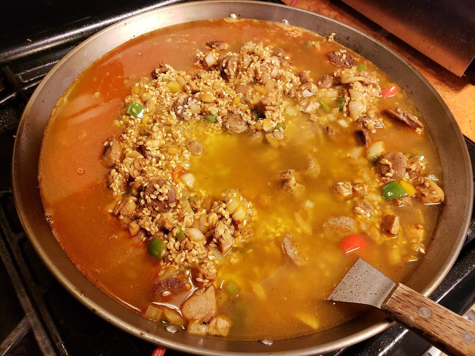 Garcima 16-Inch Carbon Steel Paella Pan, 40cm customer photo 2