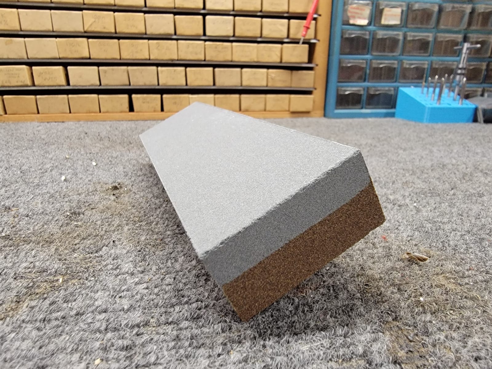 Norton Knife Sharpener Combination Grit Oil Stone - Sharpening Stone with Fine/Coarse Combination, great for home tools, kitchen knives, hunting knives and many more customer photo 1