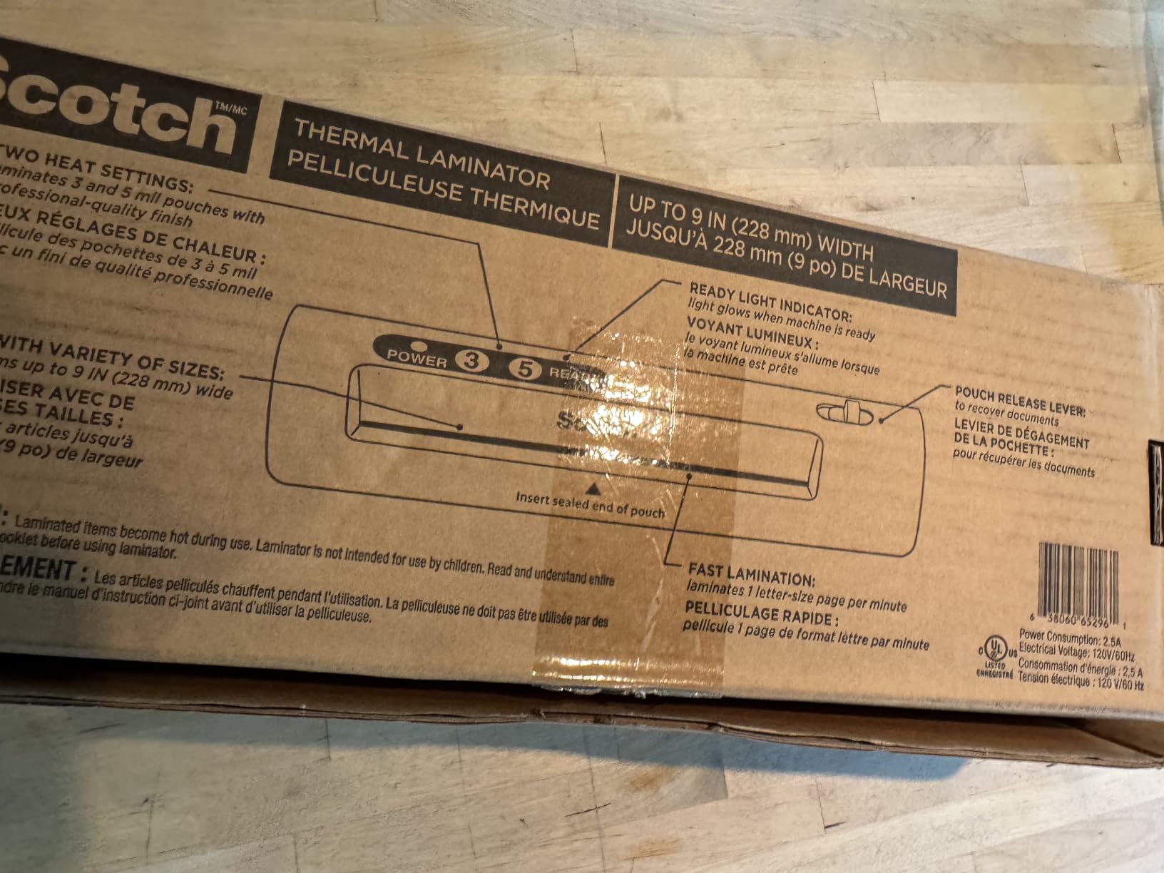 Scotch Thermal Laminator, 2 Roller System for a Professional Finish, Use for Home, Office or School, Suitable for use with Photos (TL901X) customer photo 2