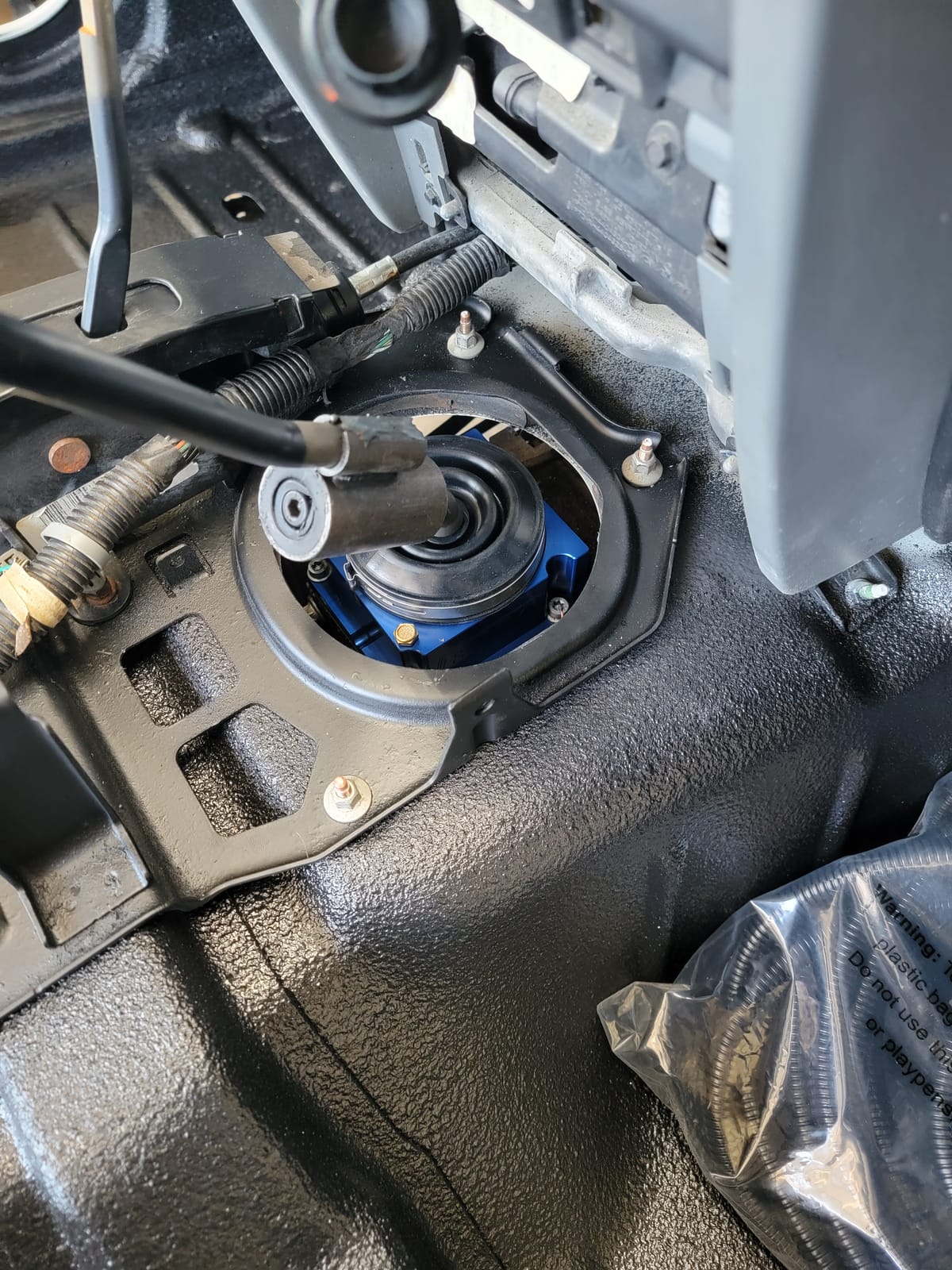 B&M 45195 Manual Transmission Shifter Lever Kit, 1 Pack, Blue customer photo 1