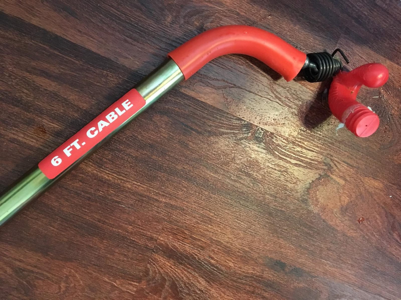 RIDGID 59802 K-6DH Hybrid Toilet Snake Auger with 6' Heavy-Duty Drop Head Tri-Wrap Cable, Manual or Cordless Drill Operated Plumbing customer photo 1