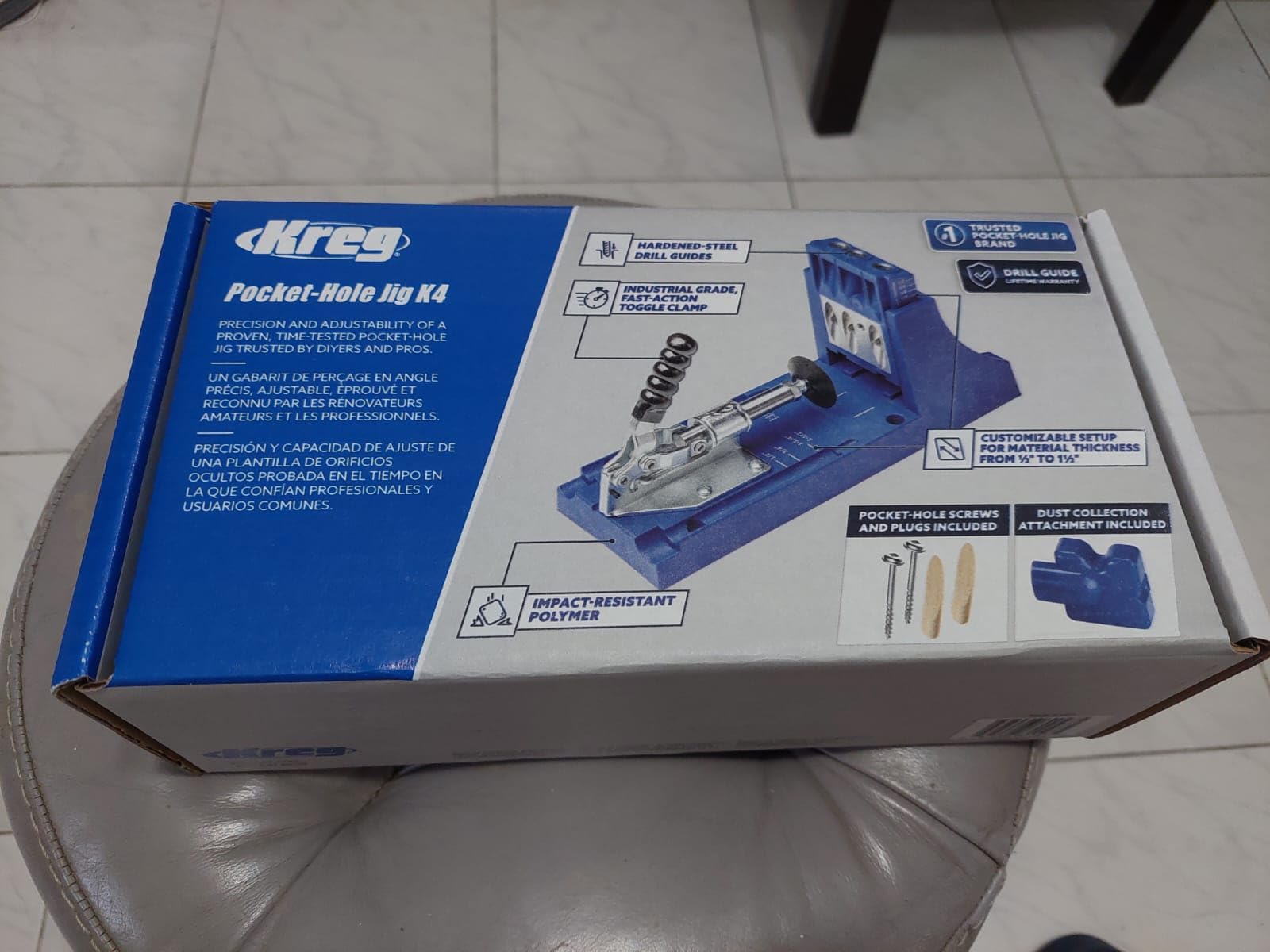 Kreg Pocket-Hole Jig K4, Jig Only, for 1/2