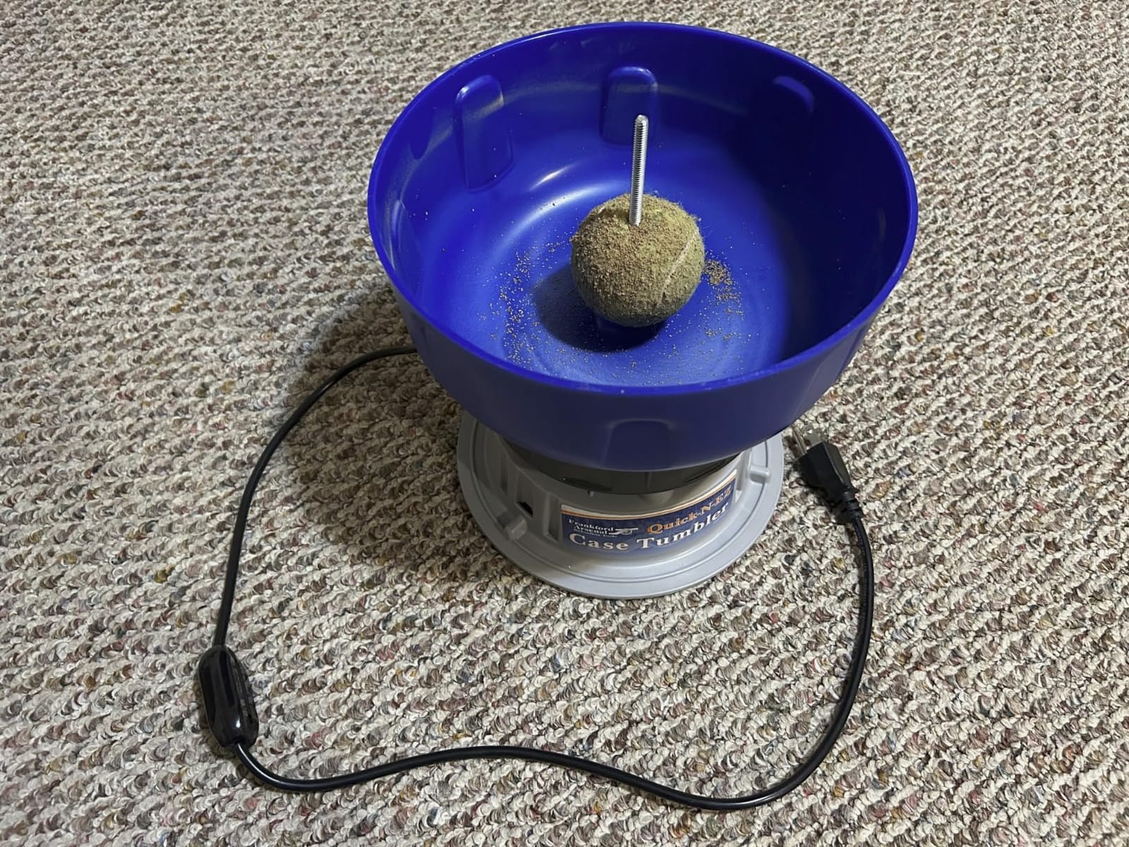 Frankford Arsenal Quick-N-EZ Vibratory Case Tumbler with Clear Viewing Lid and Durable Construction for Reloading, Cleaning and Dry Tumbling Brass Cases customer photo 2