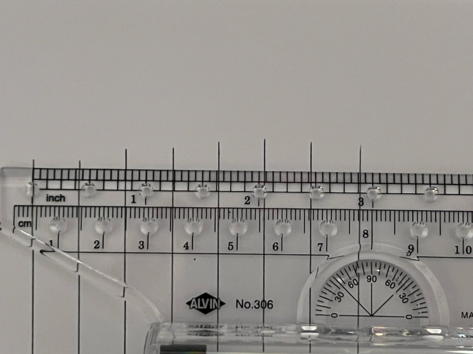 ALVIN Rolling Parallel Ruler, 12 Inch, Model 312, Multipurpose Imperial and Metric Rolling Ruler for Students, Artists, and Designers, Ideal for Drawing Parallel Lines, Curves and Arcs - 12 inches customer photo 2