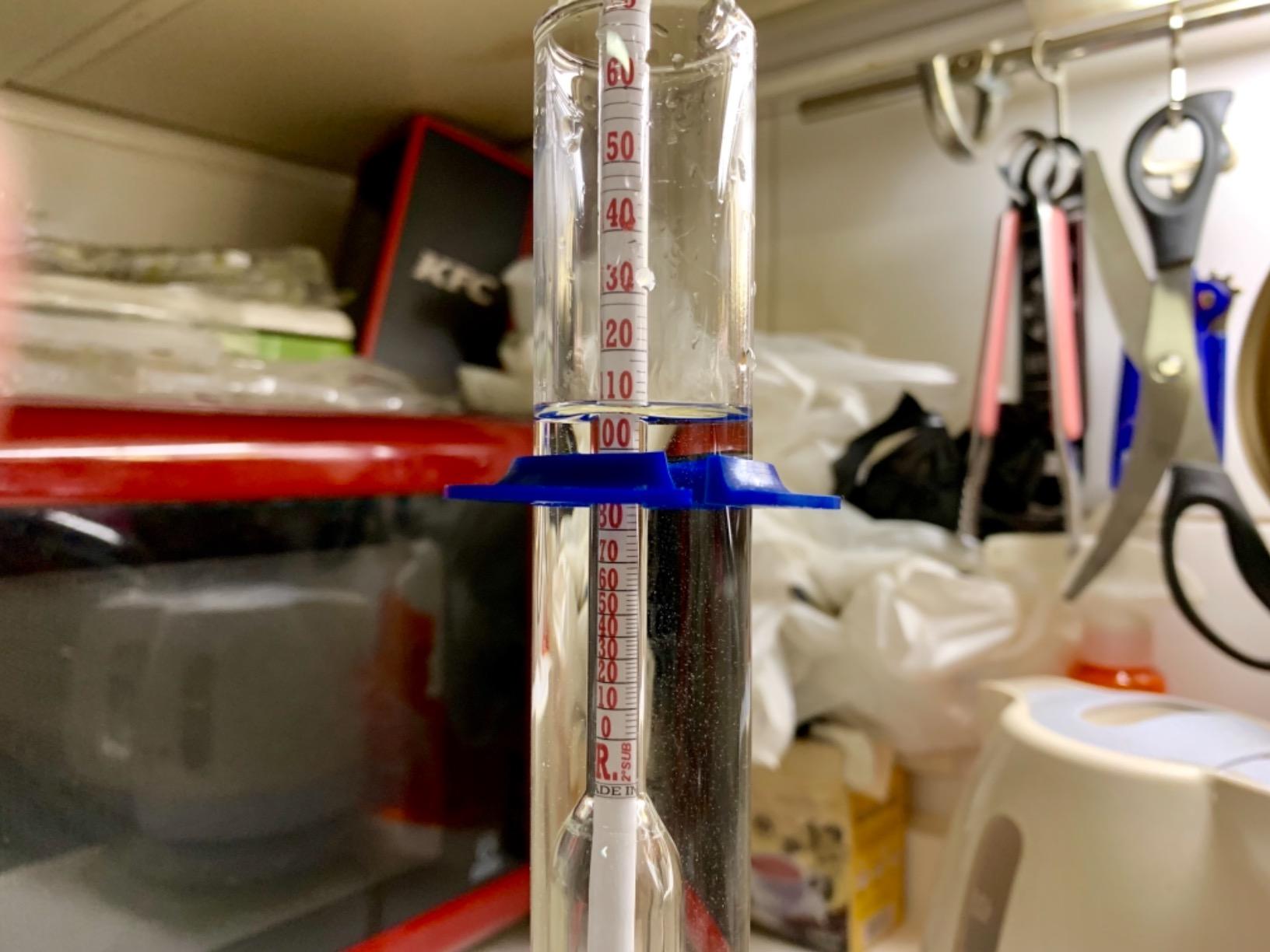 Hydrometer Alcohol Meter Test Kit: Distilled Alcohol American-Made 0-200 Proof Pro Series Traceable Alcoholmeter Tester Set with Glass Jar for Proofing Distilled Spirits - Made in America customer photo 1