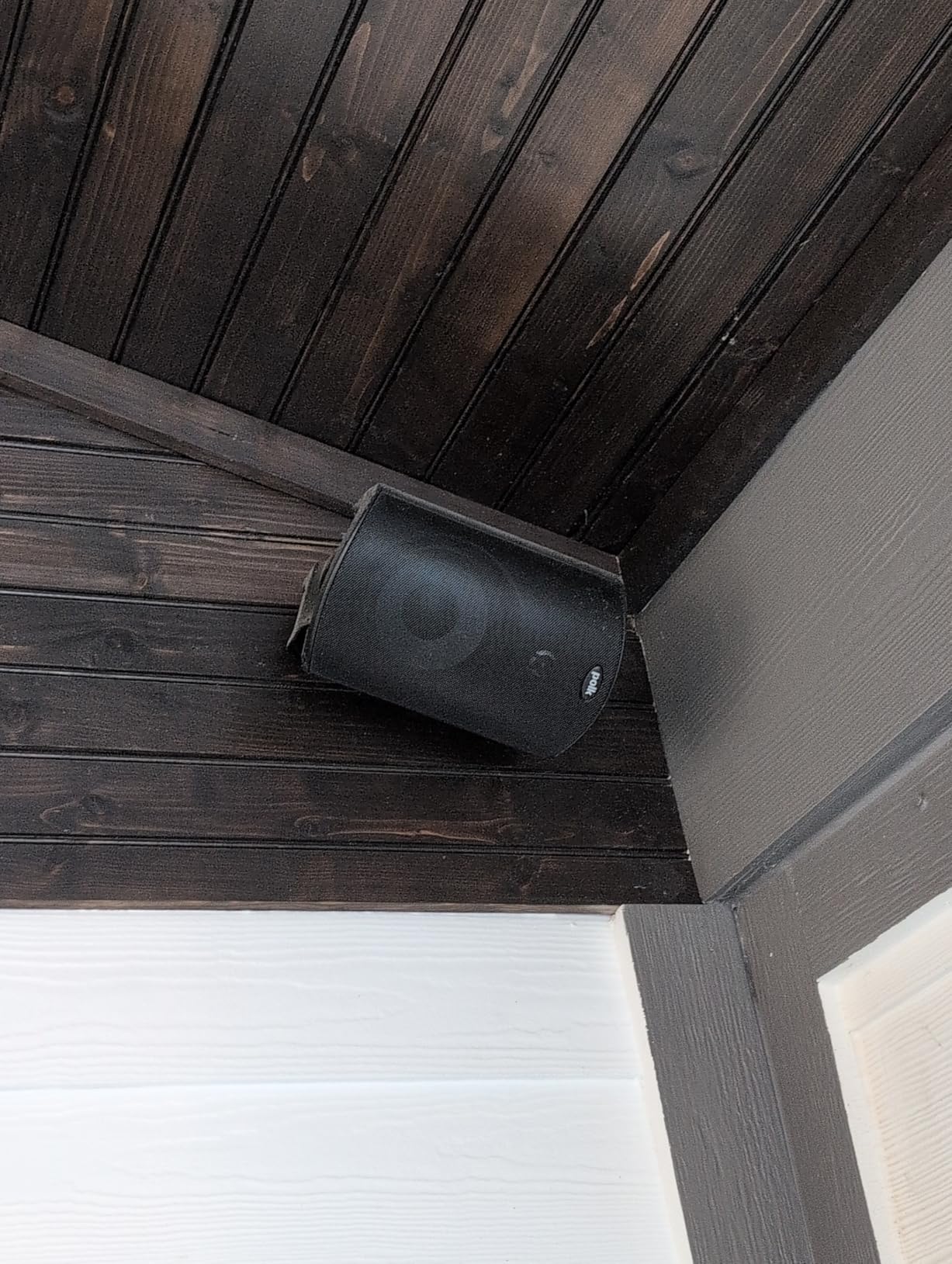 Polk Audio Atrium 4 Outdoor Speakers, Powerful Bass (Pair, Black) | Full-Range Audio, 4.5