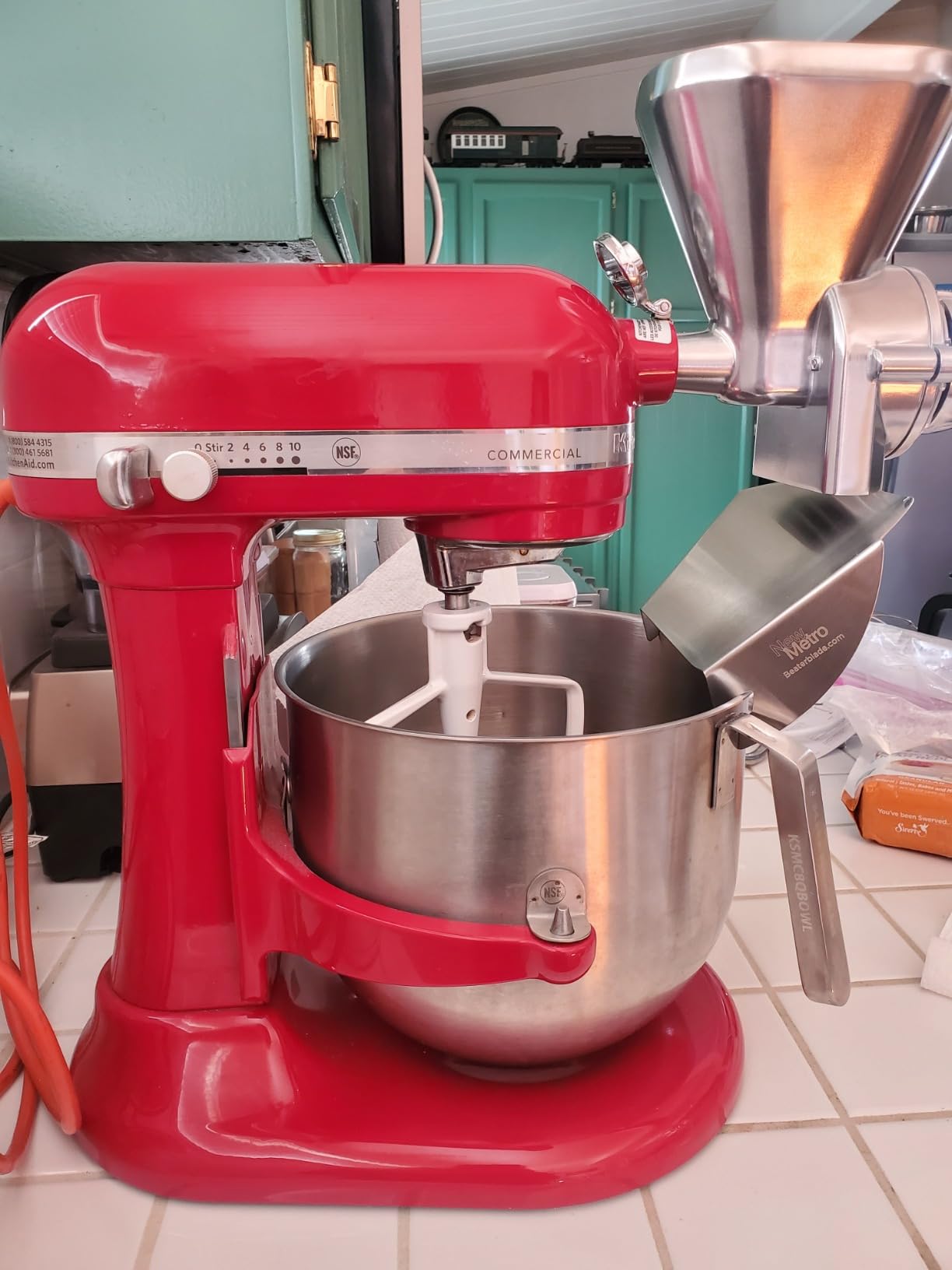 KitchenAid KGM All Metal Grain Mill Attachment for KitchenAid Stand Mixers customer photo 1