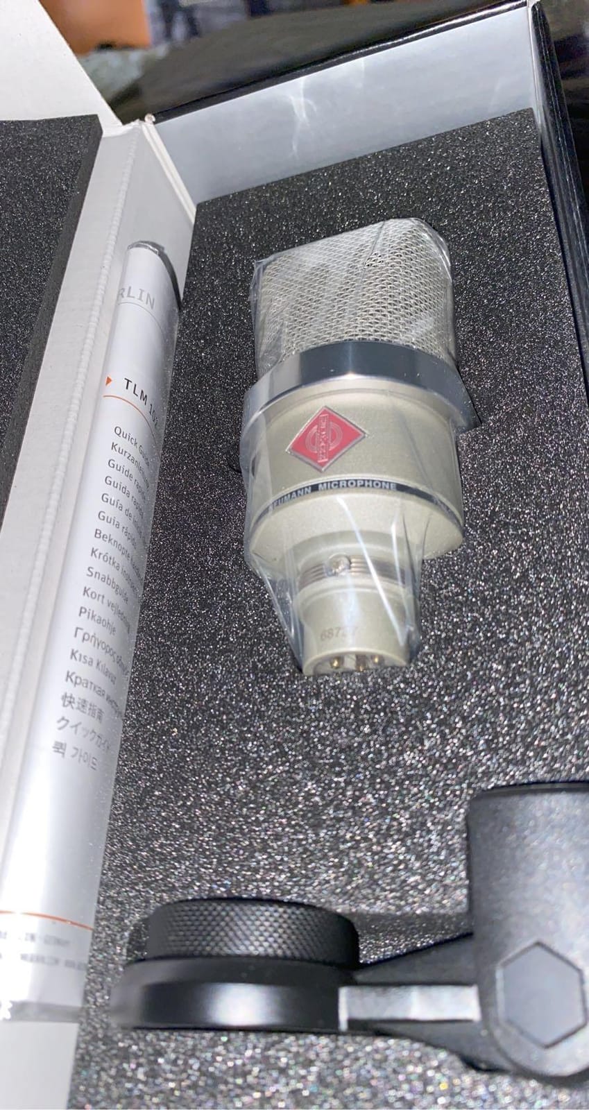 Neumann TLM 102 Large-Diaphragm Condenser Microphone - Nickel customer photo 1