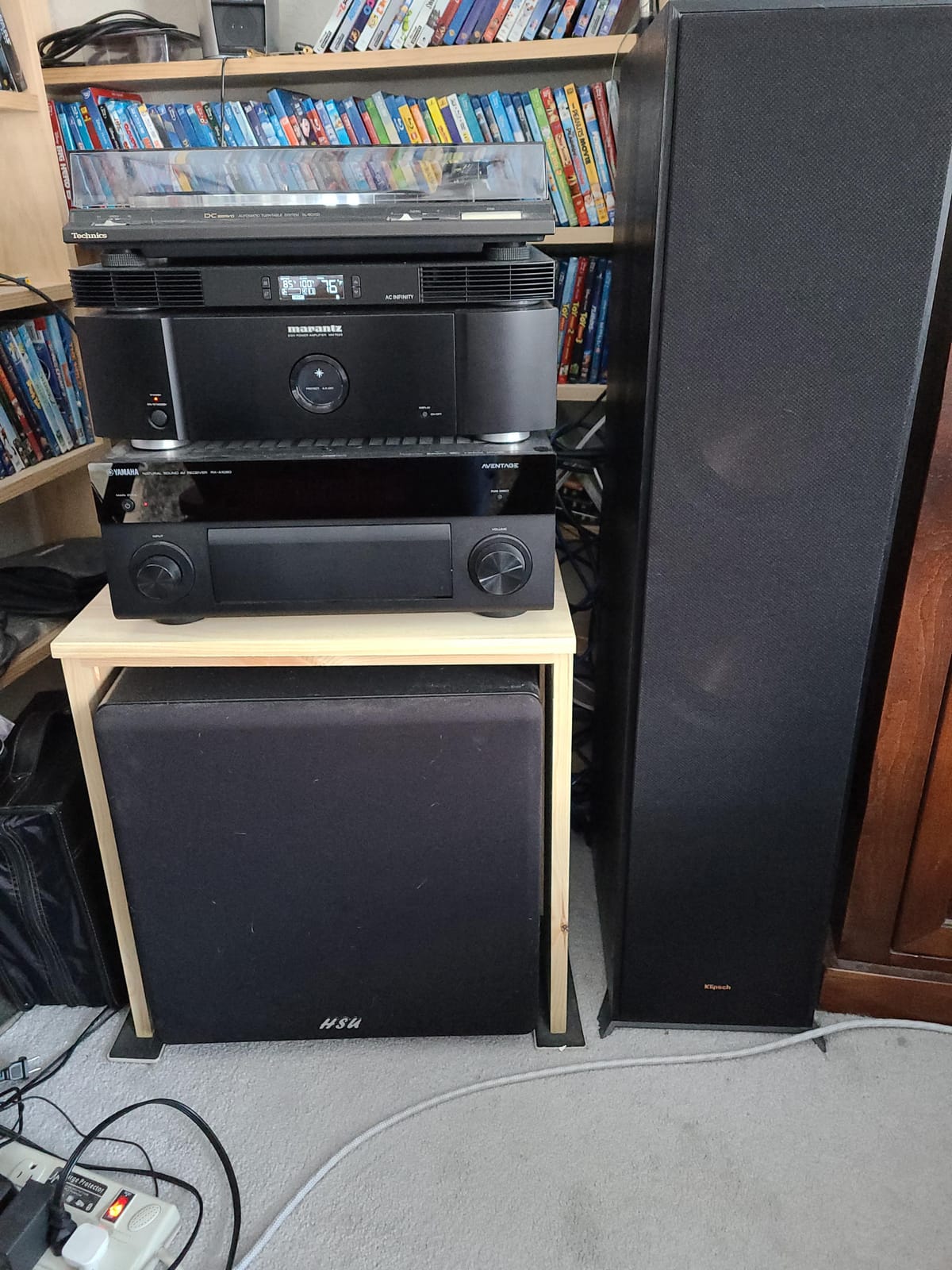 Marantz MM7025 Stereo Power Amplifier | 2-Channel | 140 Watts per Channel | Both Single-Ended RCA and Balanced XLR Inputs | Black customer photo 1