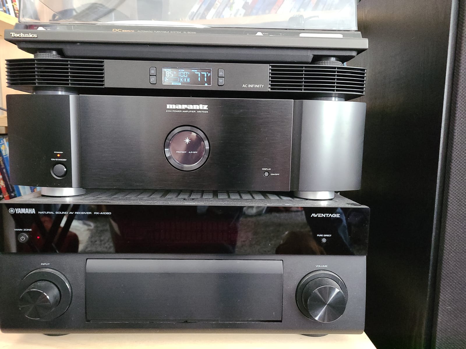 Marantz MM7025 Stereo Power Amplifier | 2-Channel | 140 Watts per Channel | Both Single-Ended RCA and Balanced XLR Inputs | Black customer photo 2