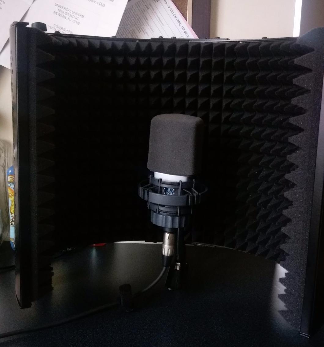 AKG Pro Audio C214 Studio Grade Professional Large Diaphragm, Single Capsule, Vocal and Instrument Condenser Microphone with Rugged Aluminum Carrying Case. XLR Connector. Gray with Gold customer photo 2