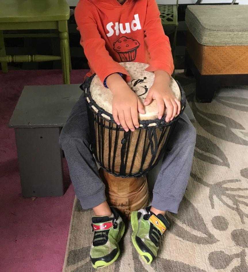 Africa Heartwood Project Hand-Carved Djembe Drum from Africa - 9