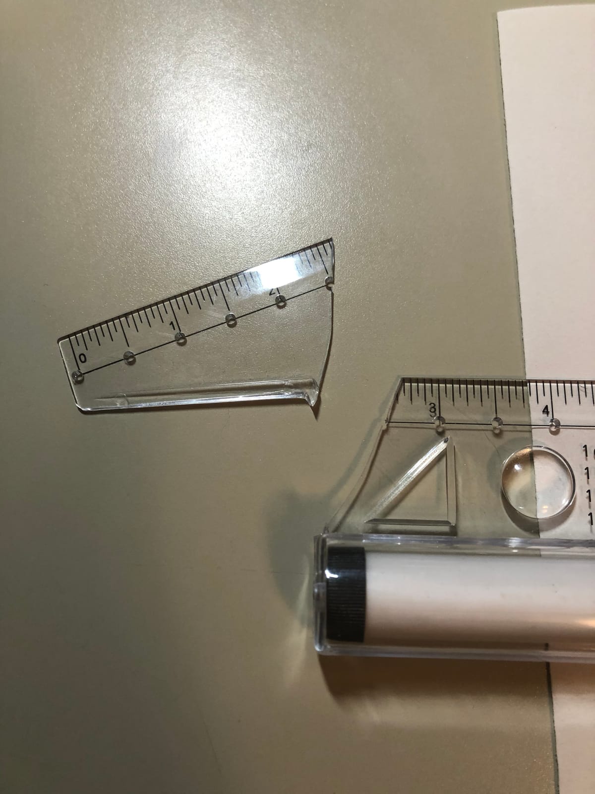 Acurit Rolling Ruler - A Must Have 4-in-1 Tool for Any Artist, Perfect for Illustrations, Drawings, Measurements, Line and Angle Drawing, & More! - Single customer photo 2