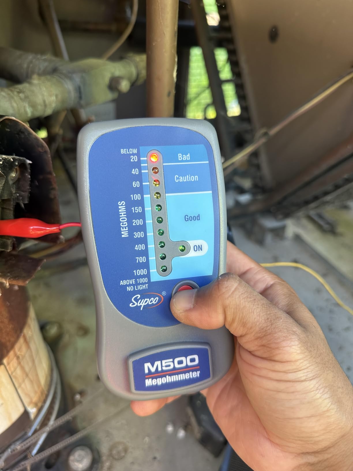 Supco M500 Electronic Megohmmeter, 0 to 1000 Megohms customer photo 1