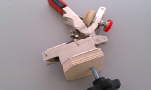 BESSEY STC-HH70 Horizontal Auto-Adjust Toggle Nickel Plated Clamp, Silver customer photo 1