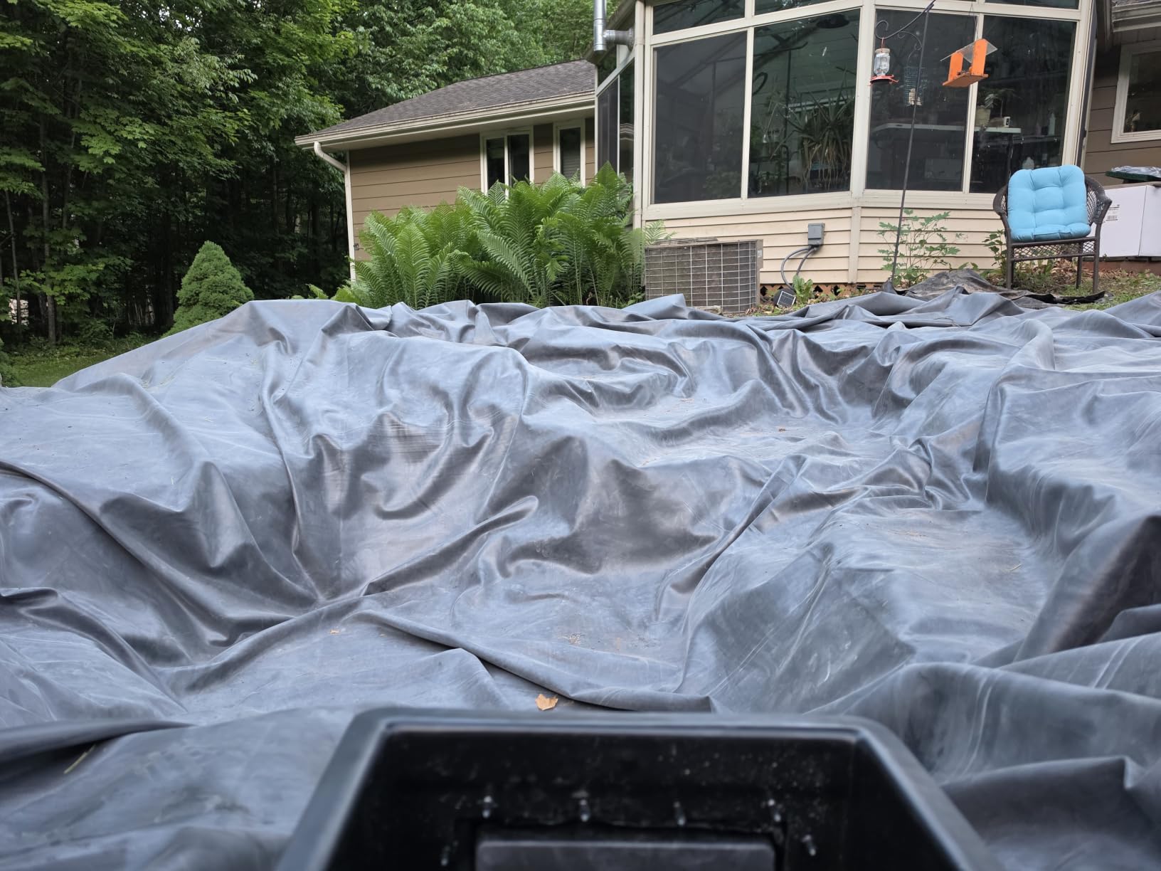 Lifeguard 10 ft. x 15 ft. EPDM Pond Liner – 45-Mil Rubber customer photo 2