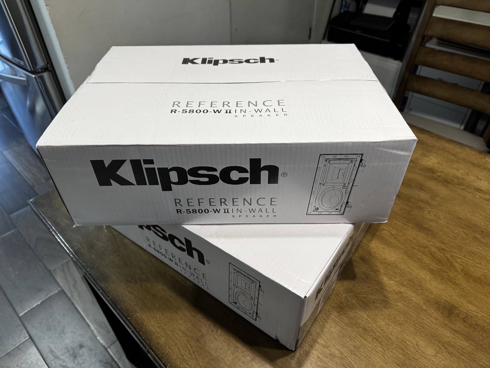 Klipsch R-5800-W II In-Wall Speaker - White (Each) customer photo 2