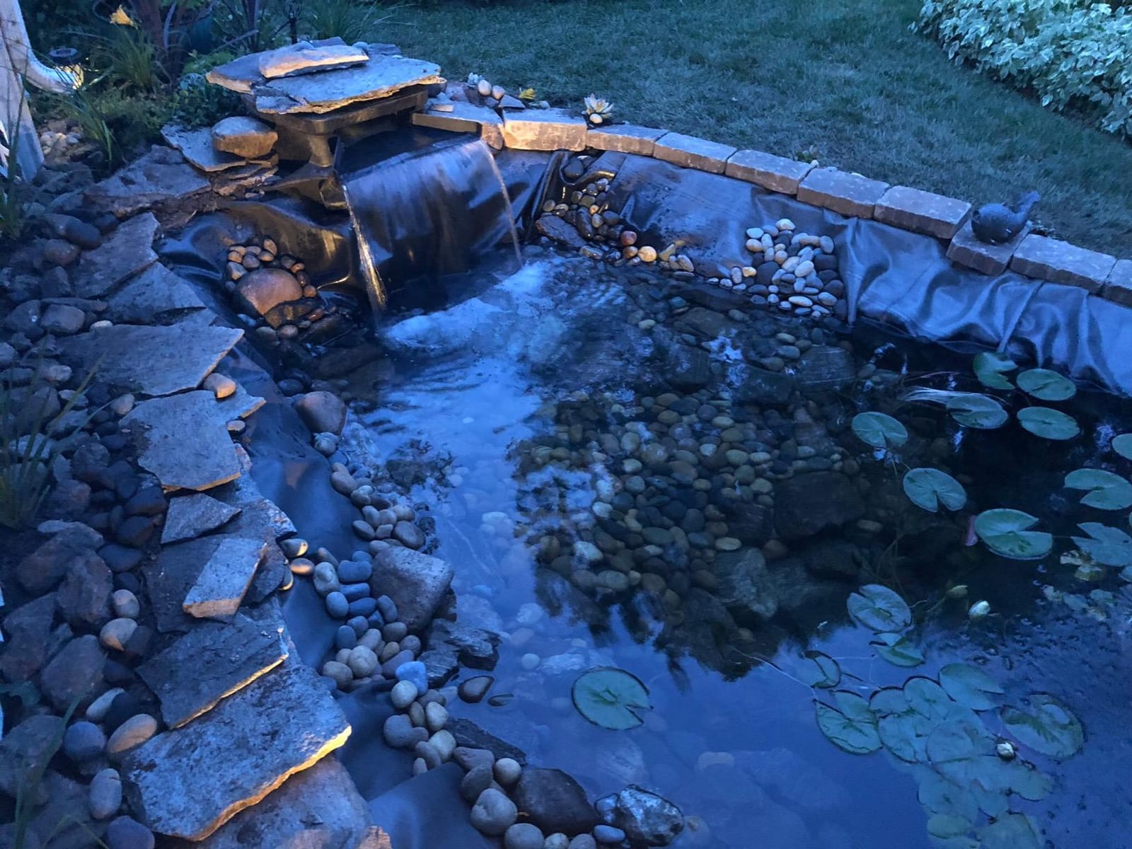 HALF OFF PONDS Complete Pro 5200 GPH Pond Kit 20 x 30 Ft EPDM Liner customer photo 1