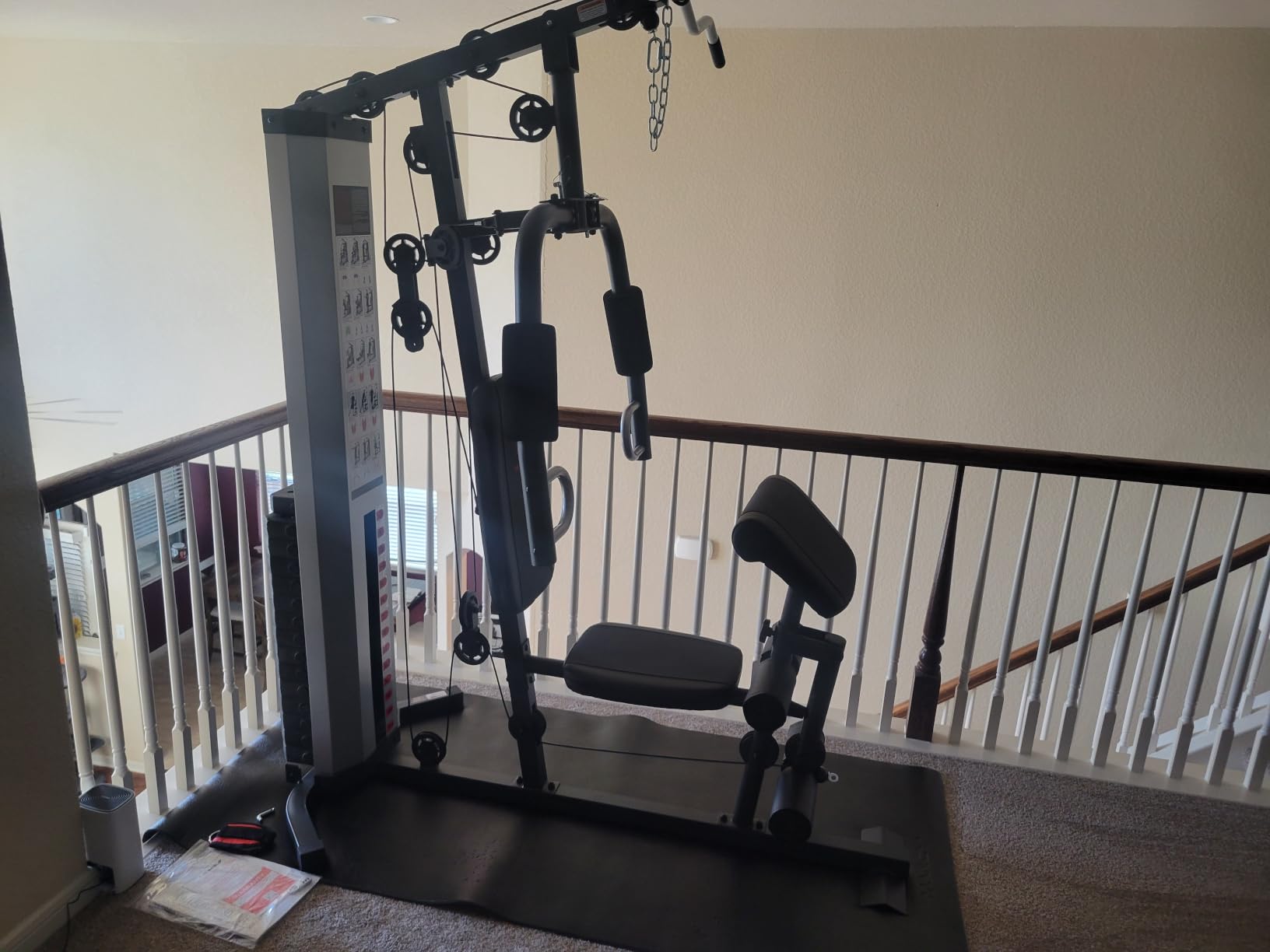 Marcy MWM-988 Multifunction Steel Home Gym 150lb Weight Stack Machine customer photo 1