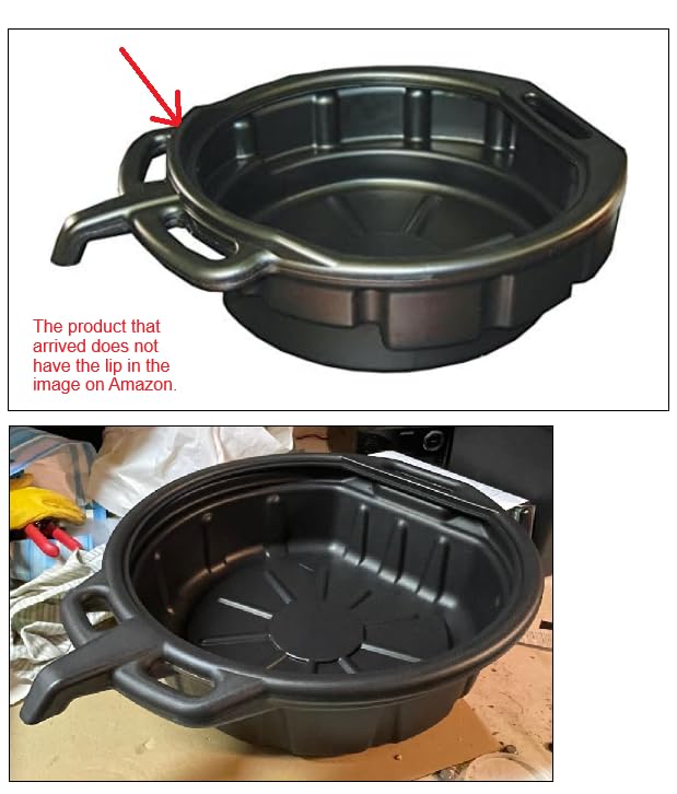 ATD Tools 5184 Black Drain Pan - 4-1/2 Gallon Capacity customer photo 1