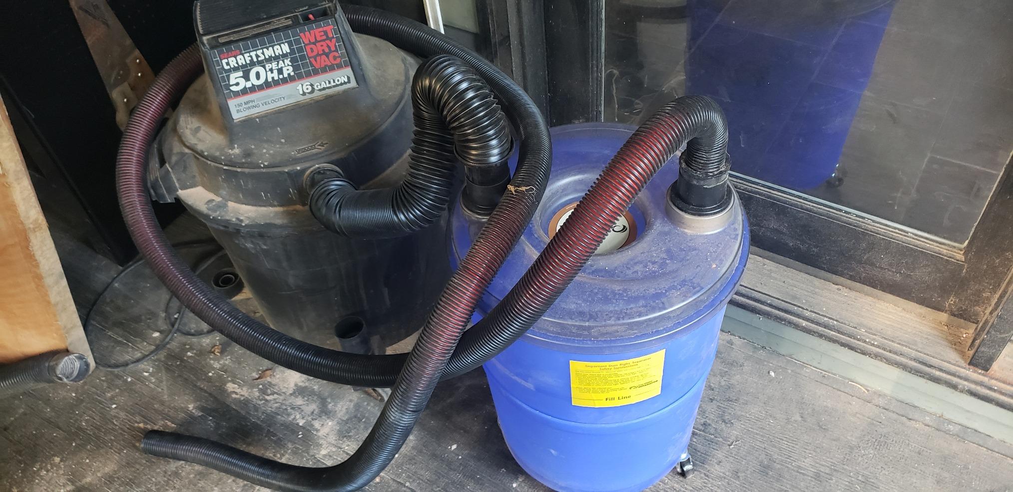 Rockler Dust Right Dust Separator w/ 36” Hose & 10Ga Bucket for Shop Vac customer photo 1