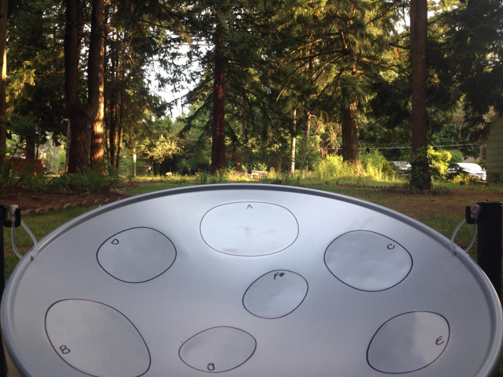 Panyard JJ Jumbie Jam Steel Ready to Play Kit-Silver G-Major with Table Top Stand-Made in USA (W1084) customer photo 1
