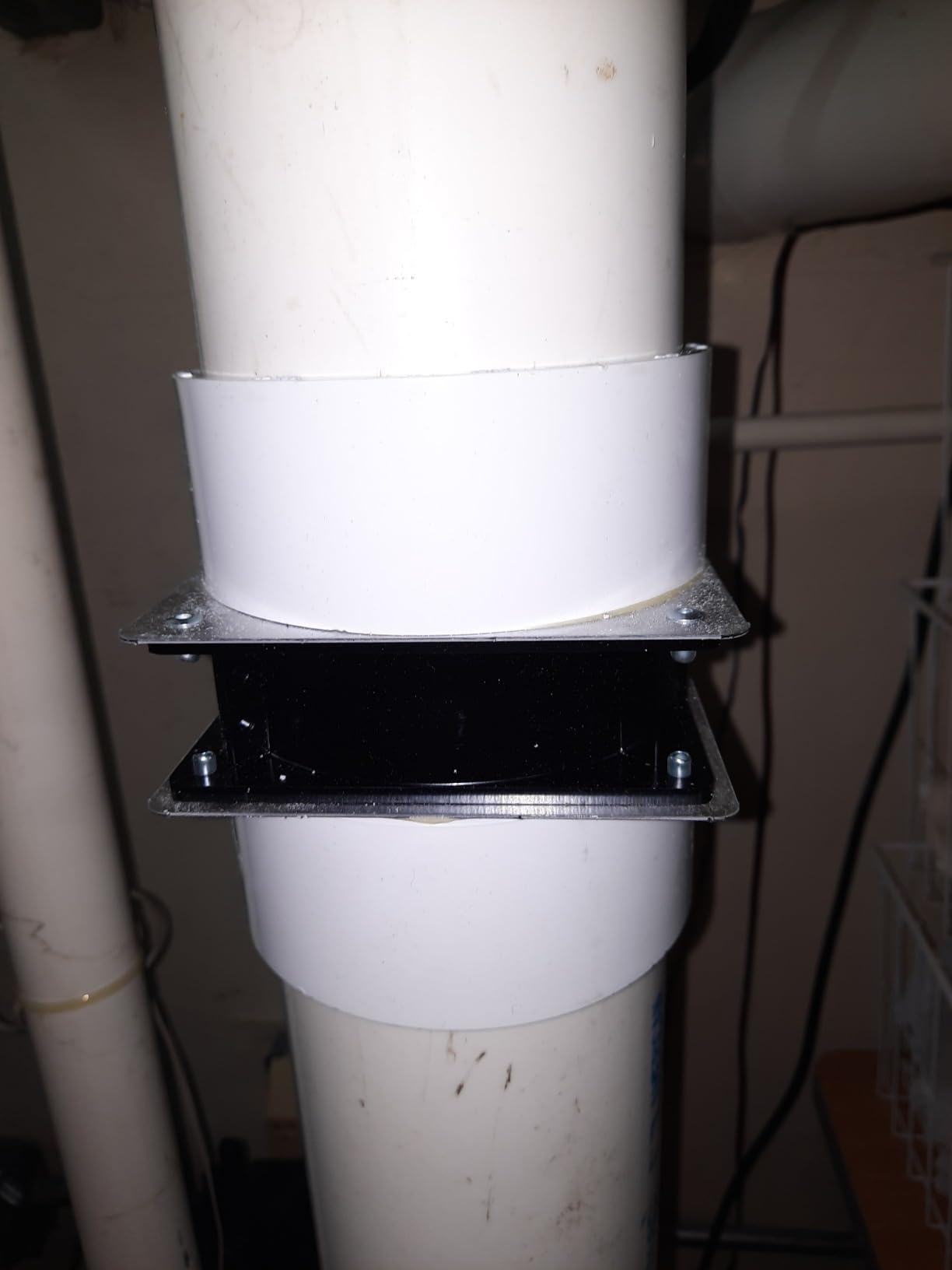 Tjernlund PVC4 Radon Mitigation Fan Model - Exhaust Fan with 6-Ft. Power Cord, Minimal Power Consumption, 4 In. PVC Pipe. Ventilation Fans customer photo 1