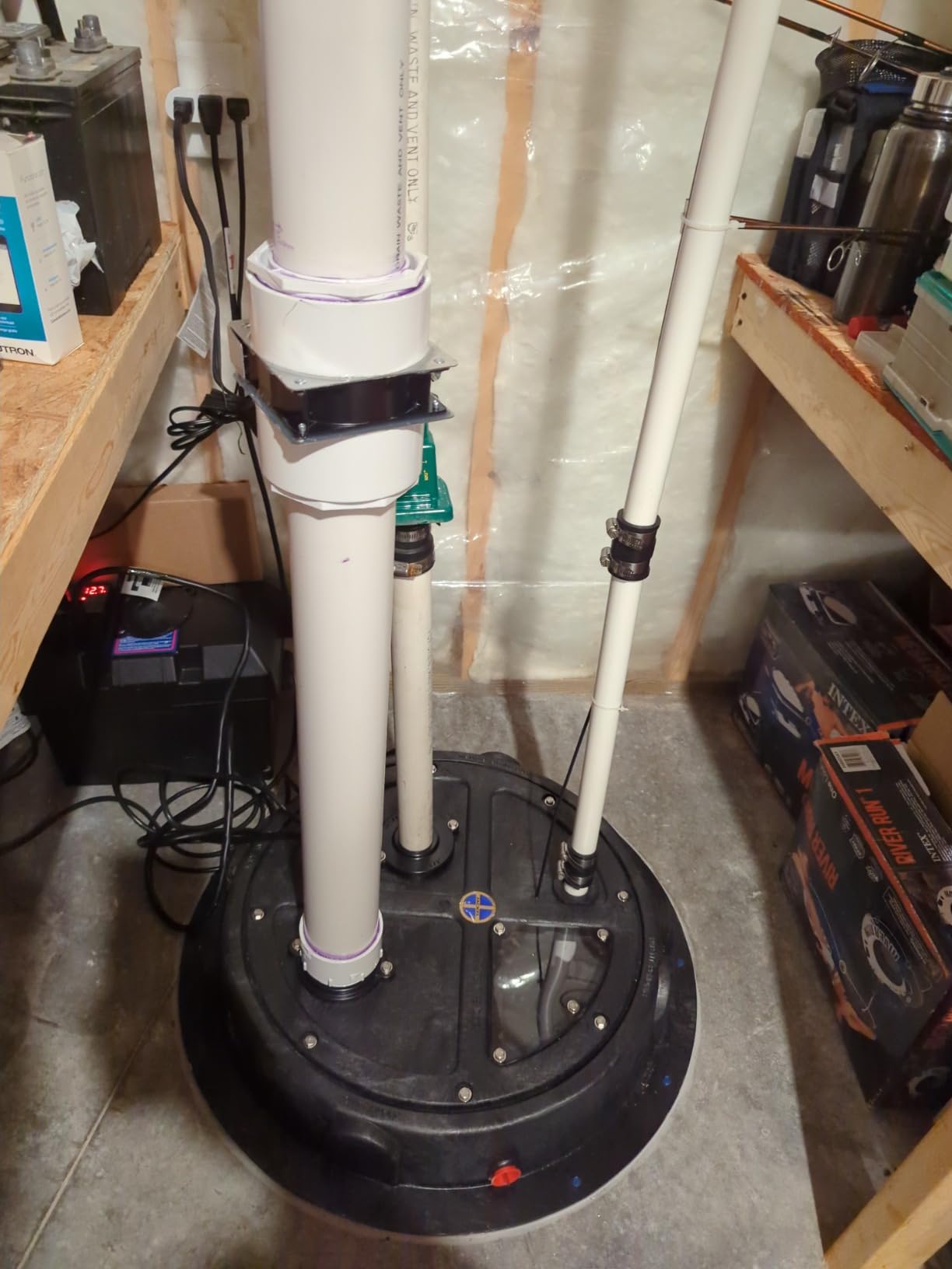 Tjernlund PVC4 Radon Mitigation Fan Model - Exhaust Fan with 6-Ft. Power Cord, Minimal Power Consumption, 4 In. PVC Pipe. Ventilation Fans customer photo 2