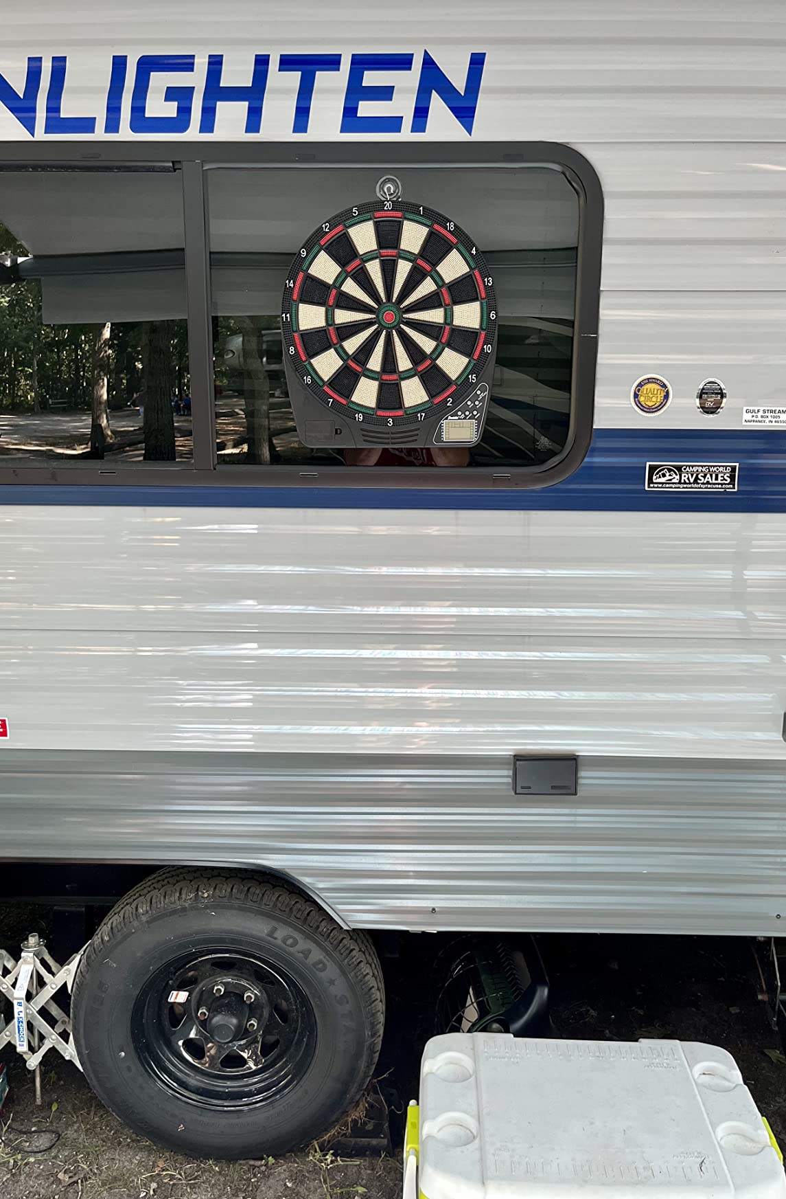 Franklin Sports Electronic Dart Board Sets - Soft Tip Electric Dartboard with Digital Scoreboard - (6) Darts Included customer photo 2