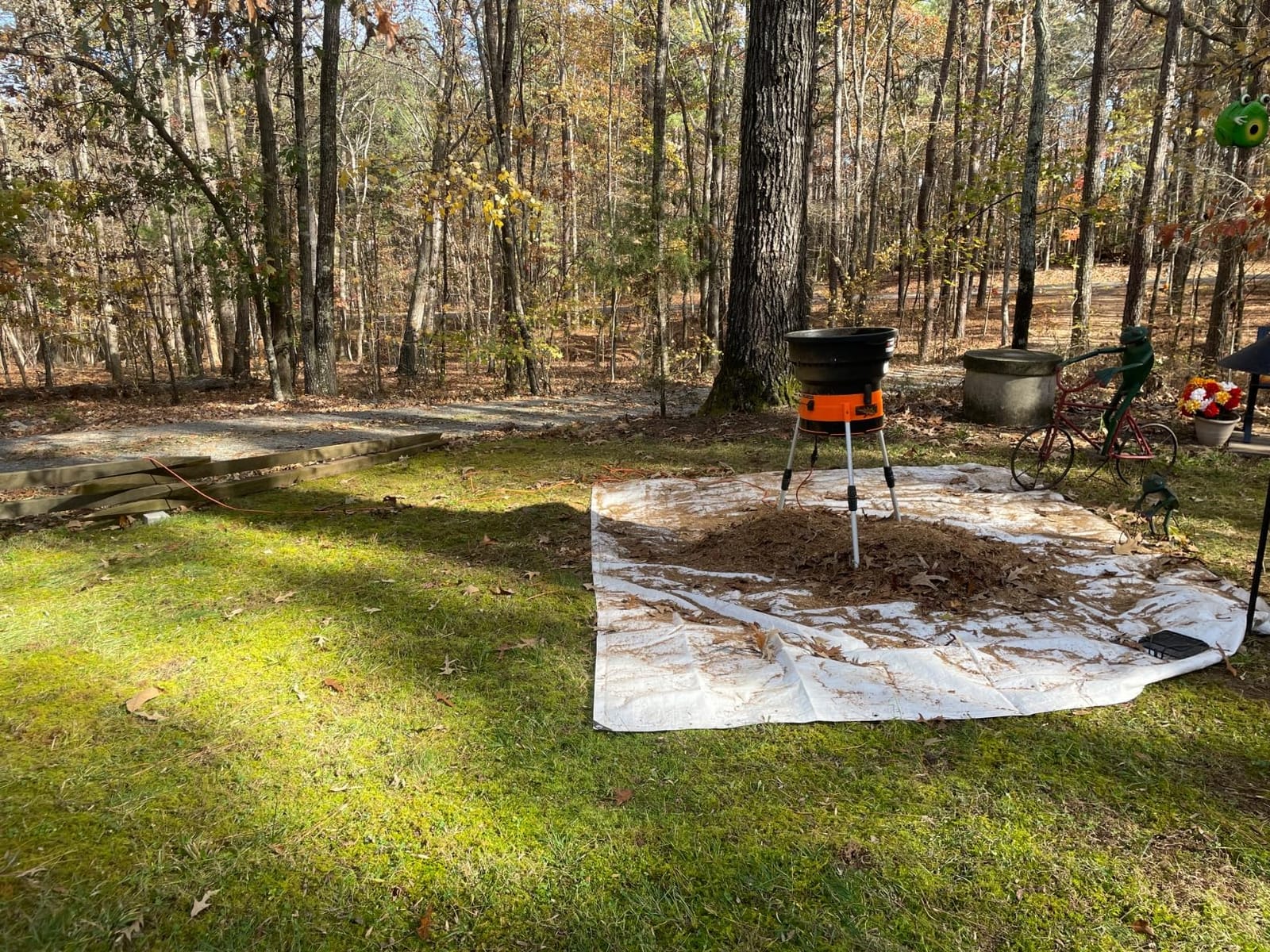 Yard Force YF8000LS Electric Leaf Mulcher/Shredder with Bonus Accessory Kit, One Size, Black/Orange customer photo 2