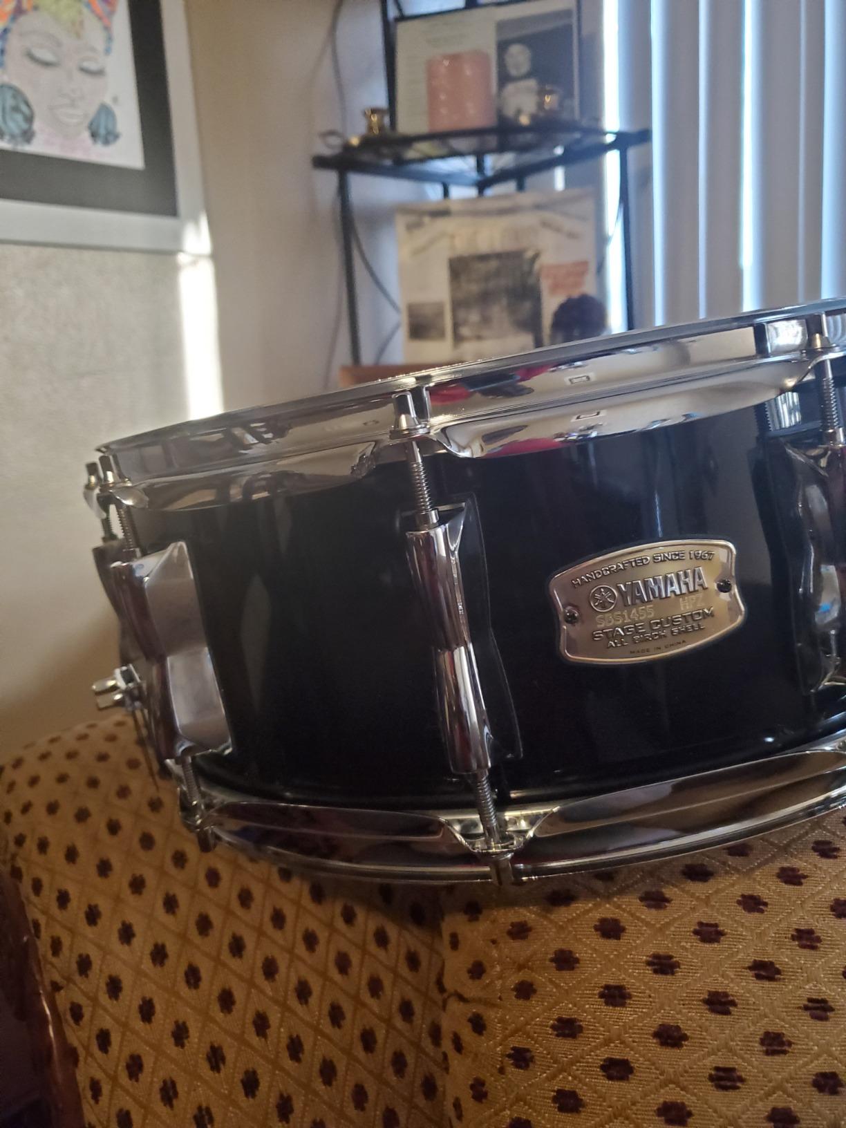 Yamaha Stage Custom Birch 14x5.5 Snare Drum, Natural Wood customer photo 2